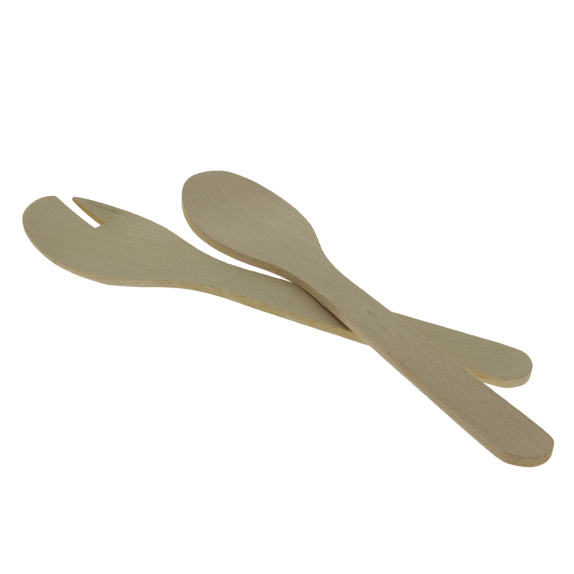 B BOIS Zestaw łyżek do sałaty 25 cm / DE BUYER