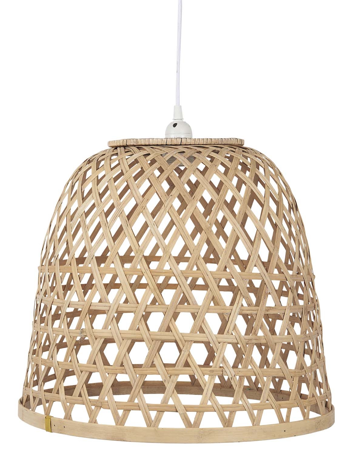 Lampa wisząca bambusowa Ib Laursen, 43 cm