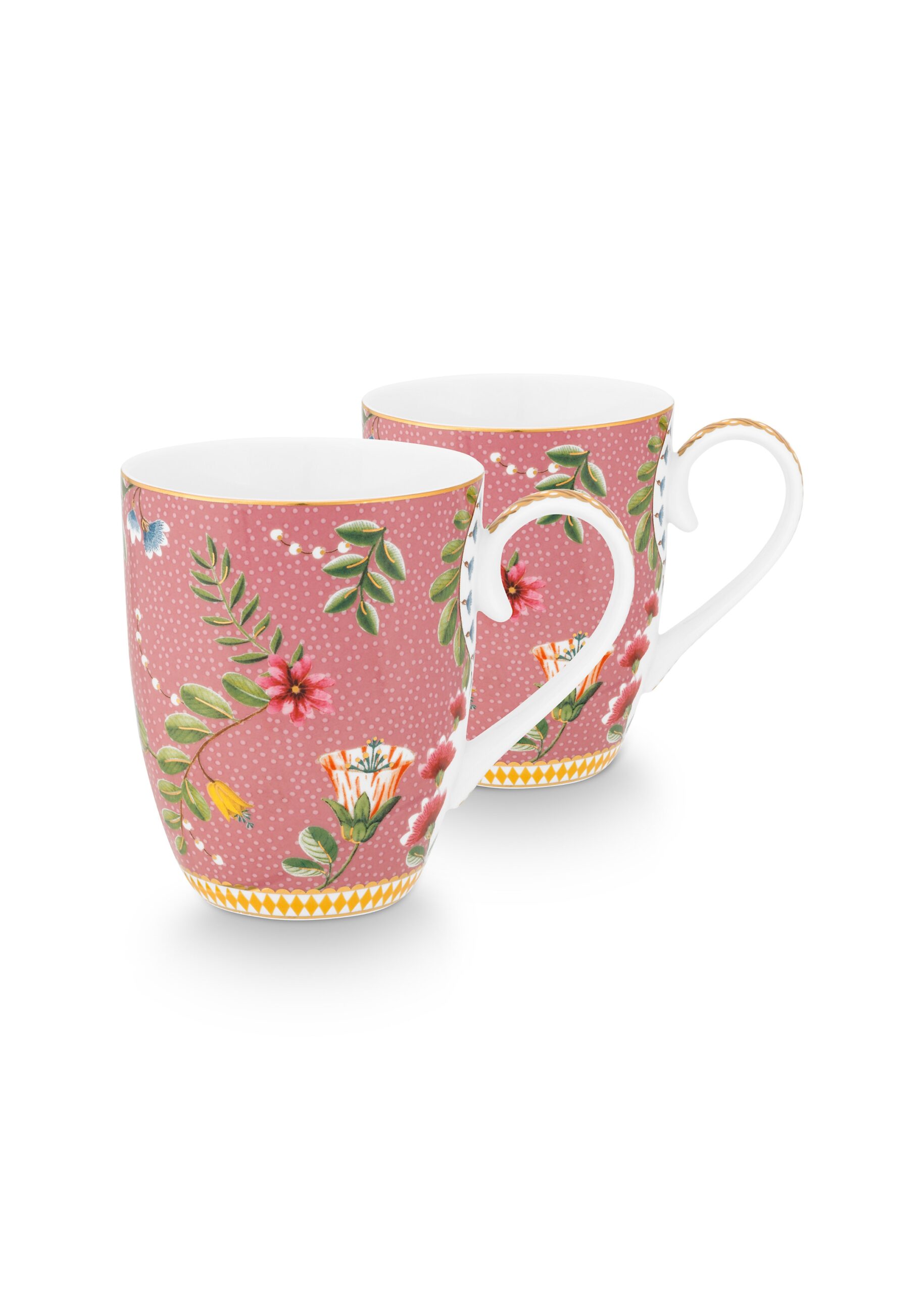 Zestaw kubków La Majorelle Pink PiP Studio, 350 ml
