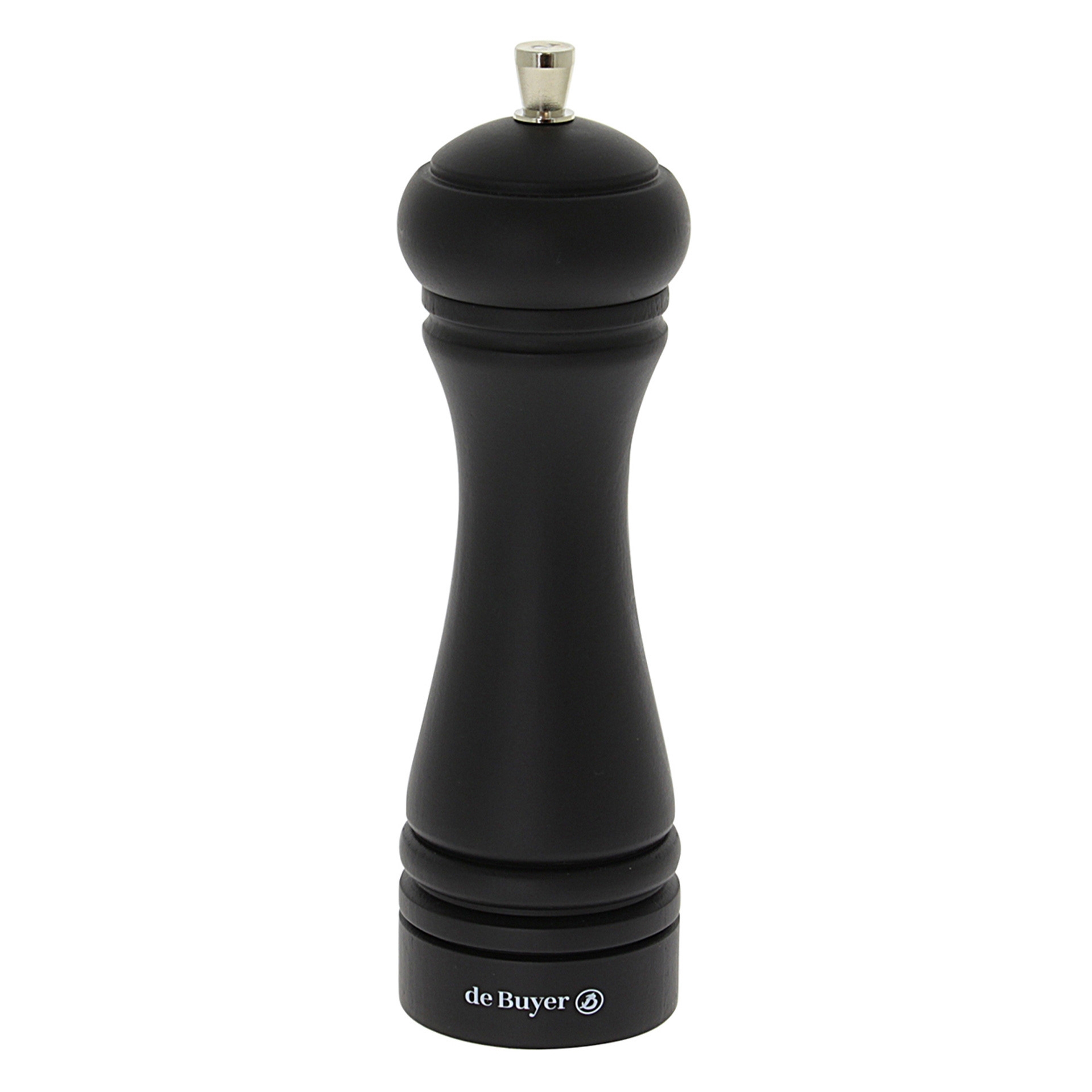JAVA Młynek do soli 18 cm czarny matowy / DE BUYER