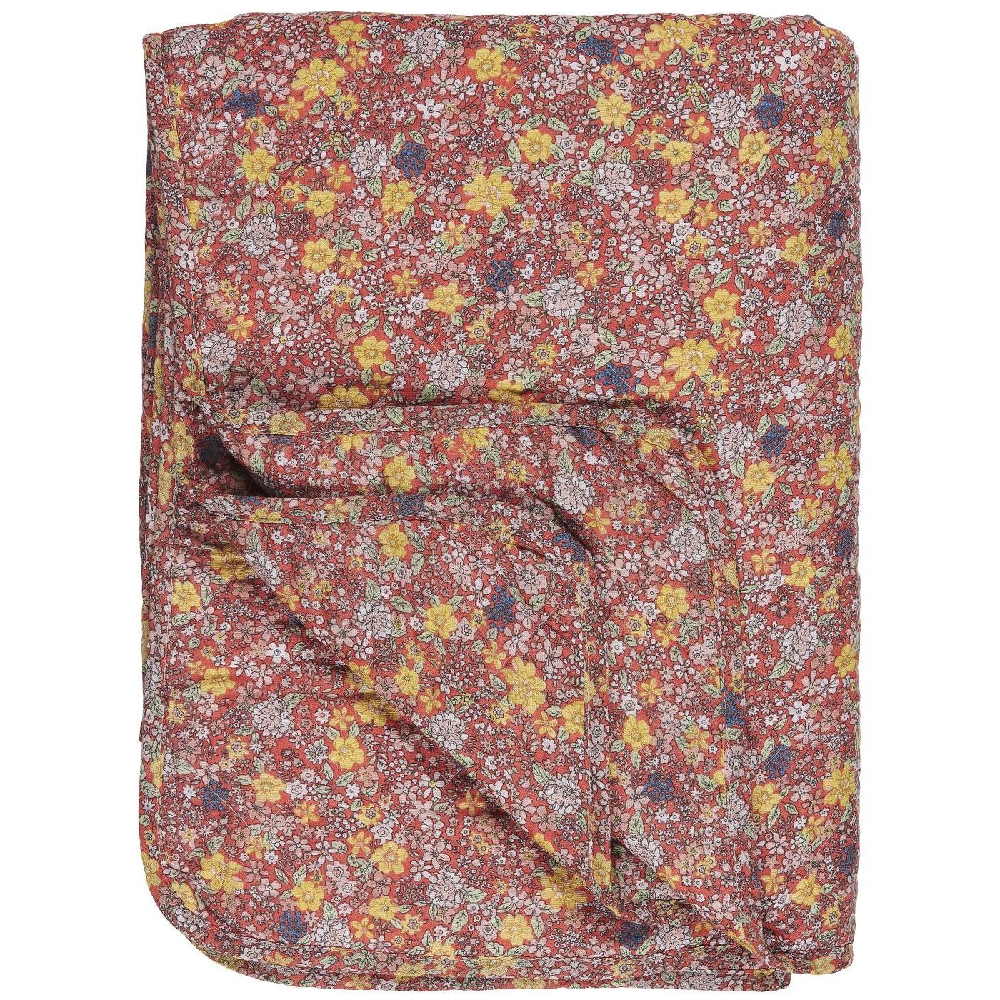 Narzuta faded rose w/flowers Ib Laursen, 180 cm