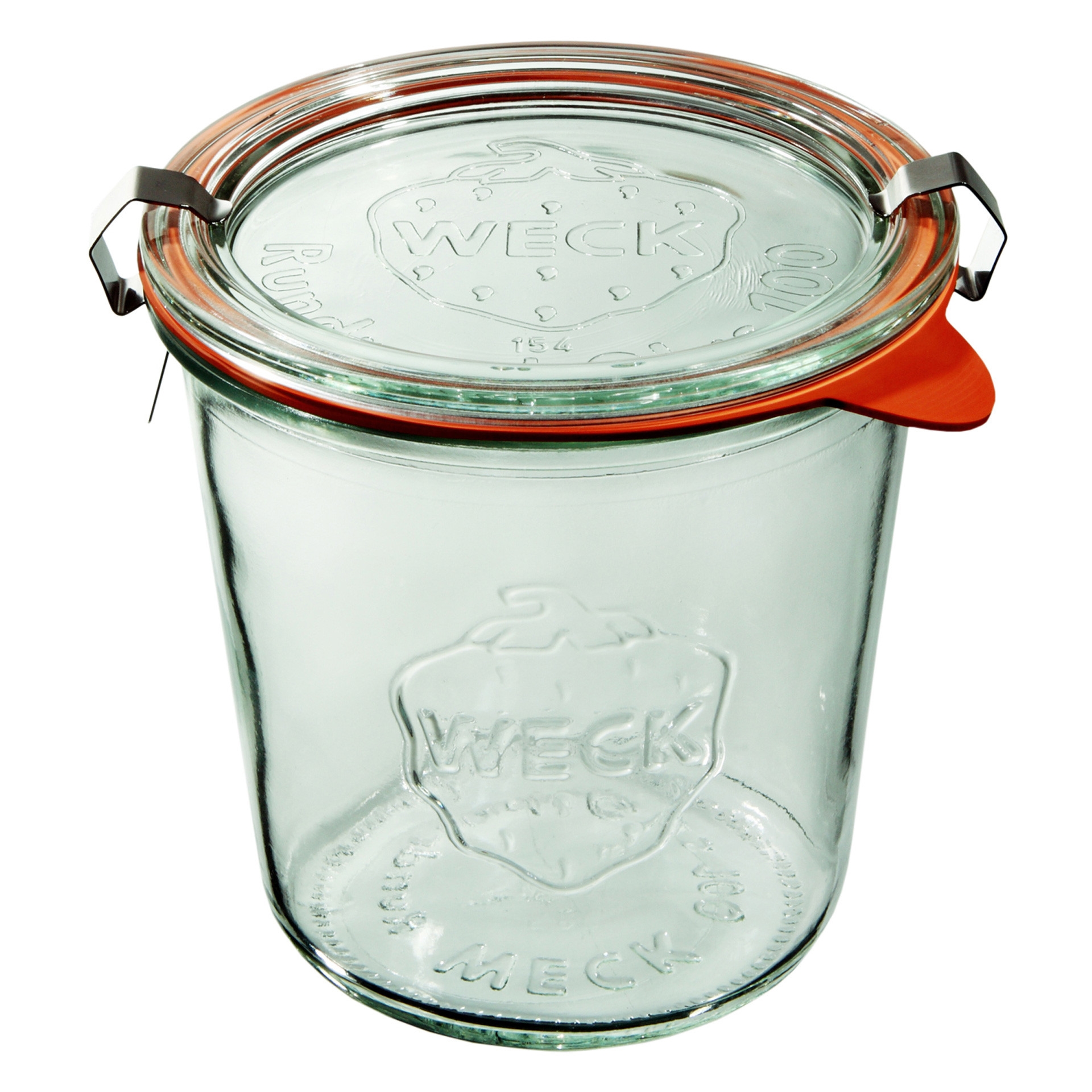 Słoik MOLD z pokrywką, uszczelką i 2 zapinkami 580 ml op. 6 szt. / WECK