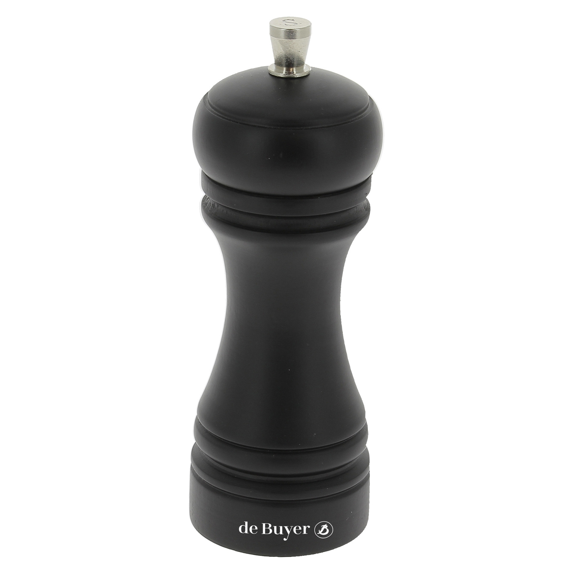 JAVA Młynek do soli 14 cm czarny matowy / DE BUYER