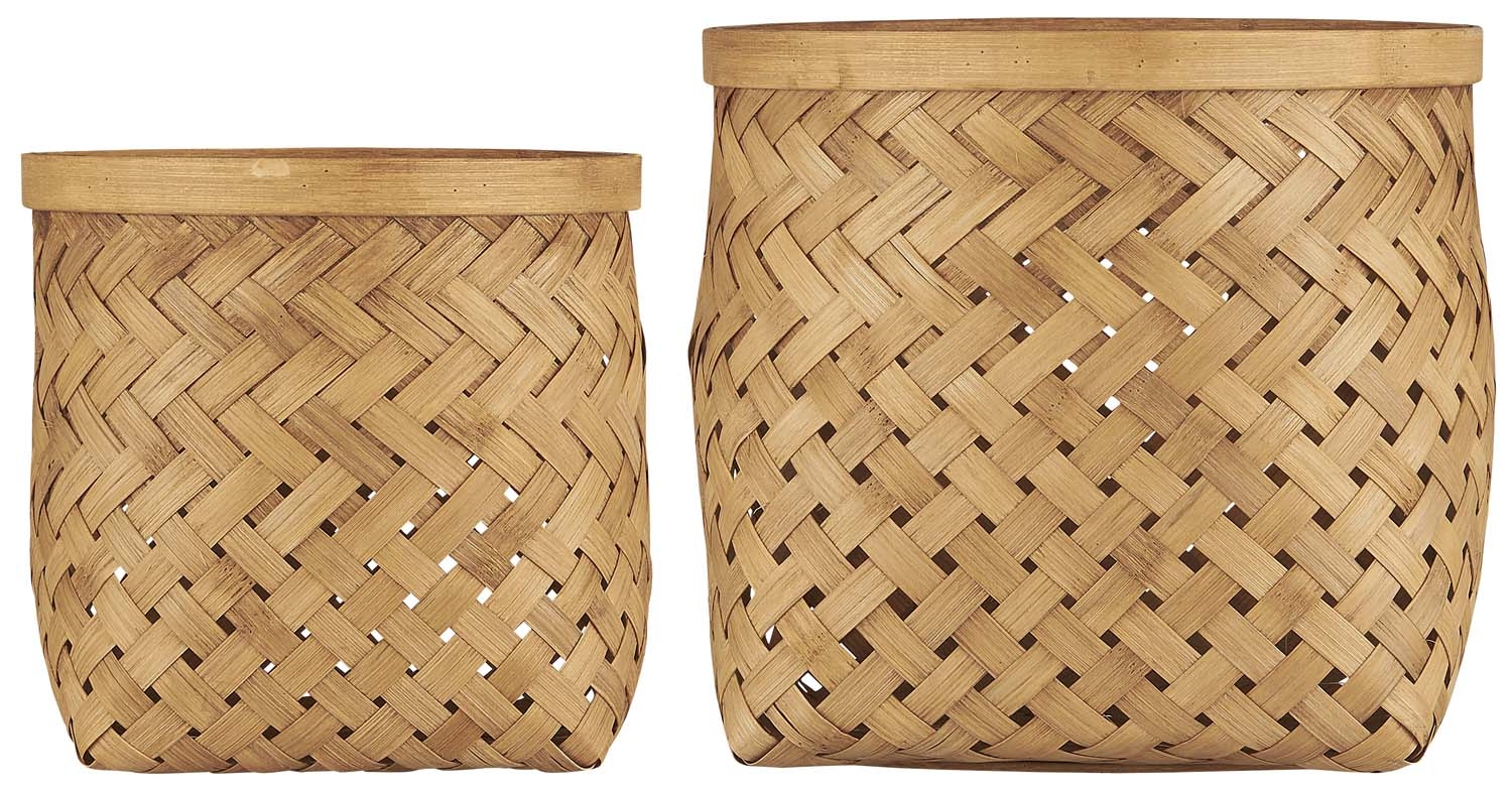 Zestaw koszy bamboo Ib Laursen, 2 szt.