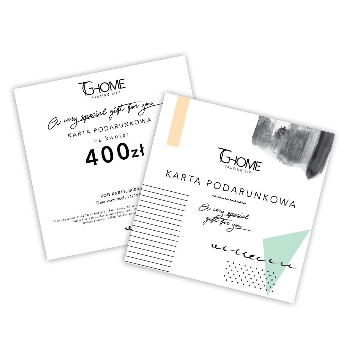 KARTA PODARUNKOWA 400 DRUKOWANA