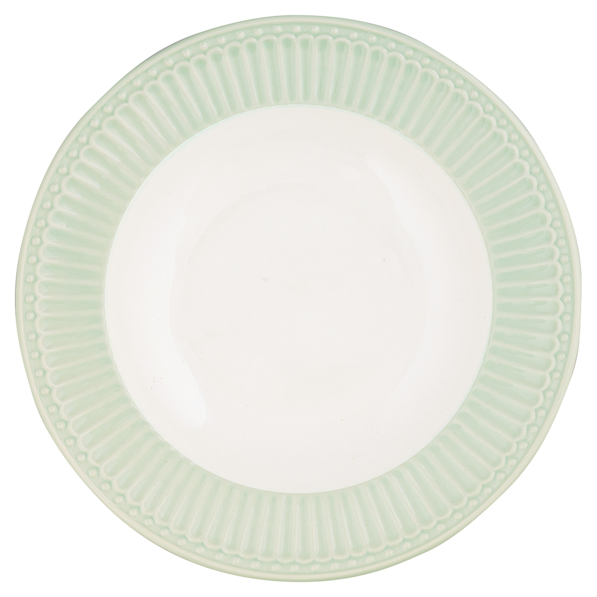 Talerz głęboki Alice Pale Green, Green Gate, 21,5 cm