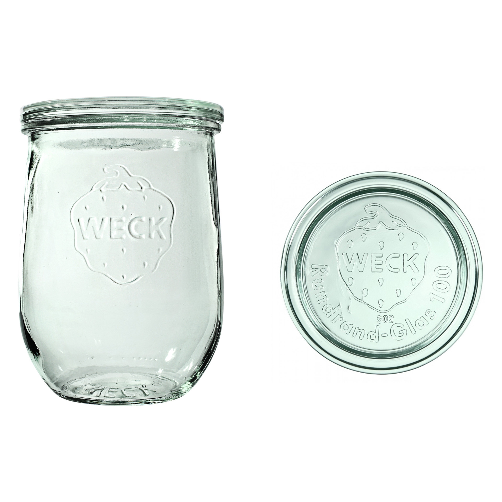 Słoik TULIP z pokrywką 1062 ml op. 6 szt. / WECK