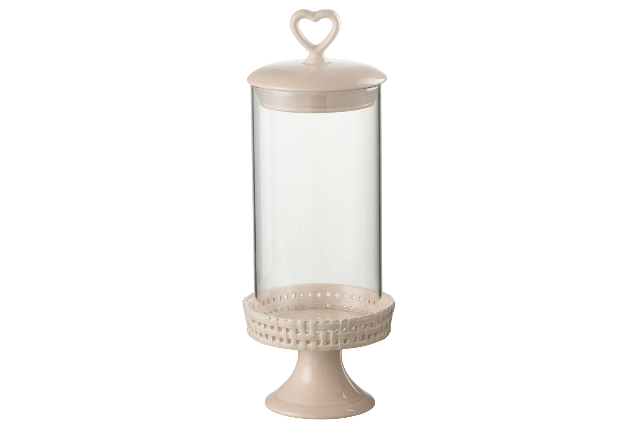 Patera z kloszem Ceramic Pink Medium J-line