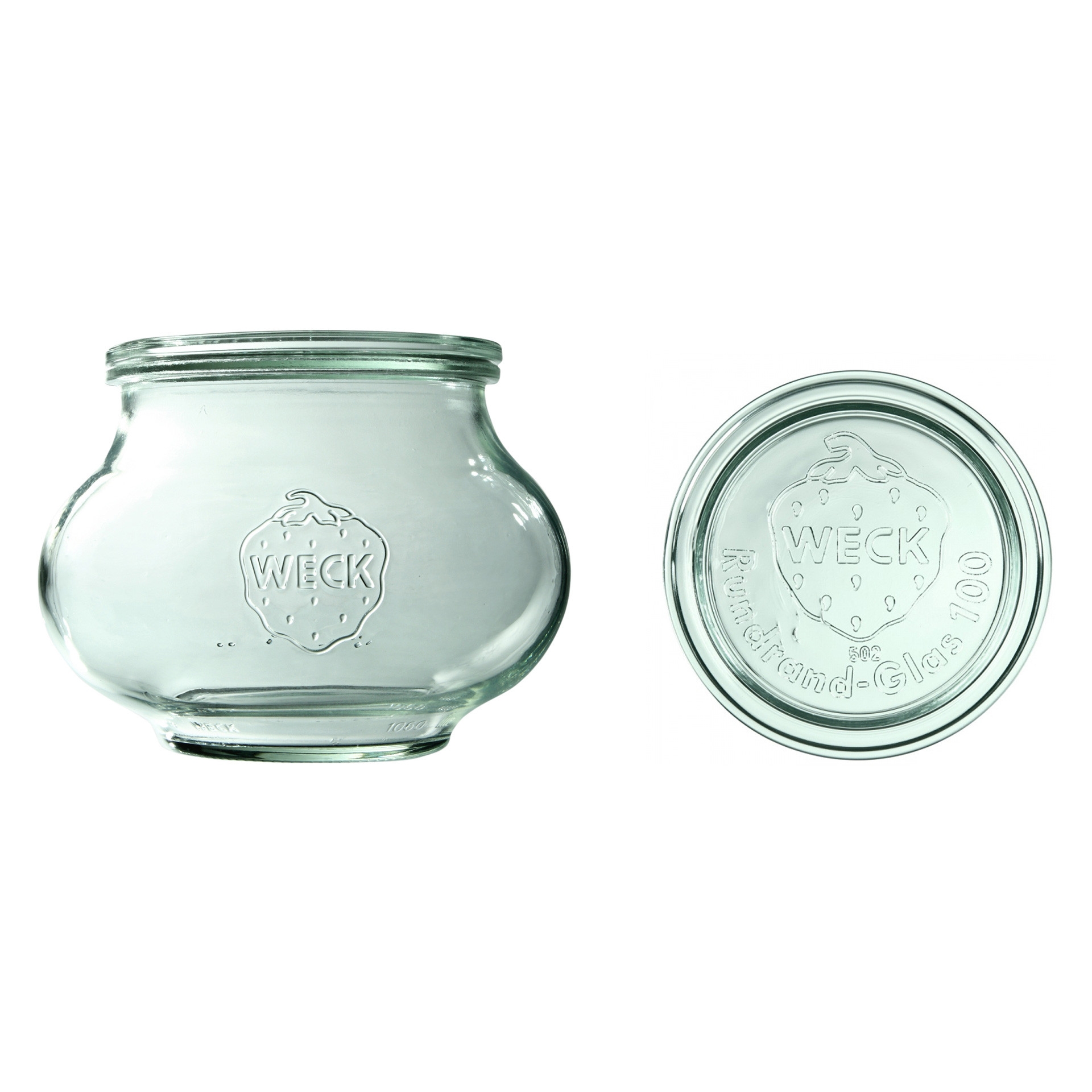 Słoik SCHMUCK z pokrywką 1062 ml op. 4 szt. / WECK