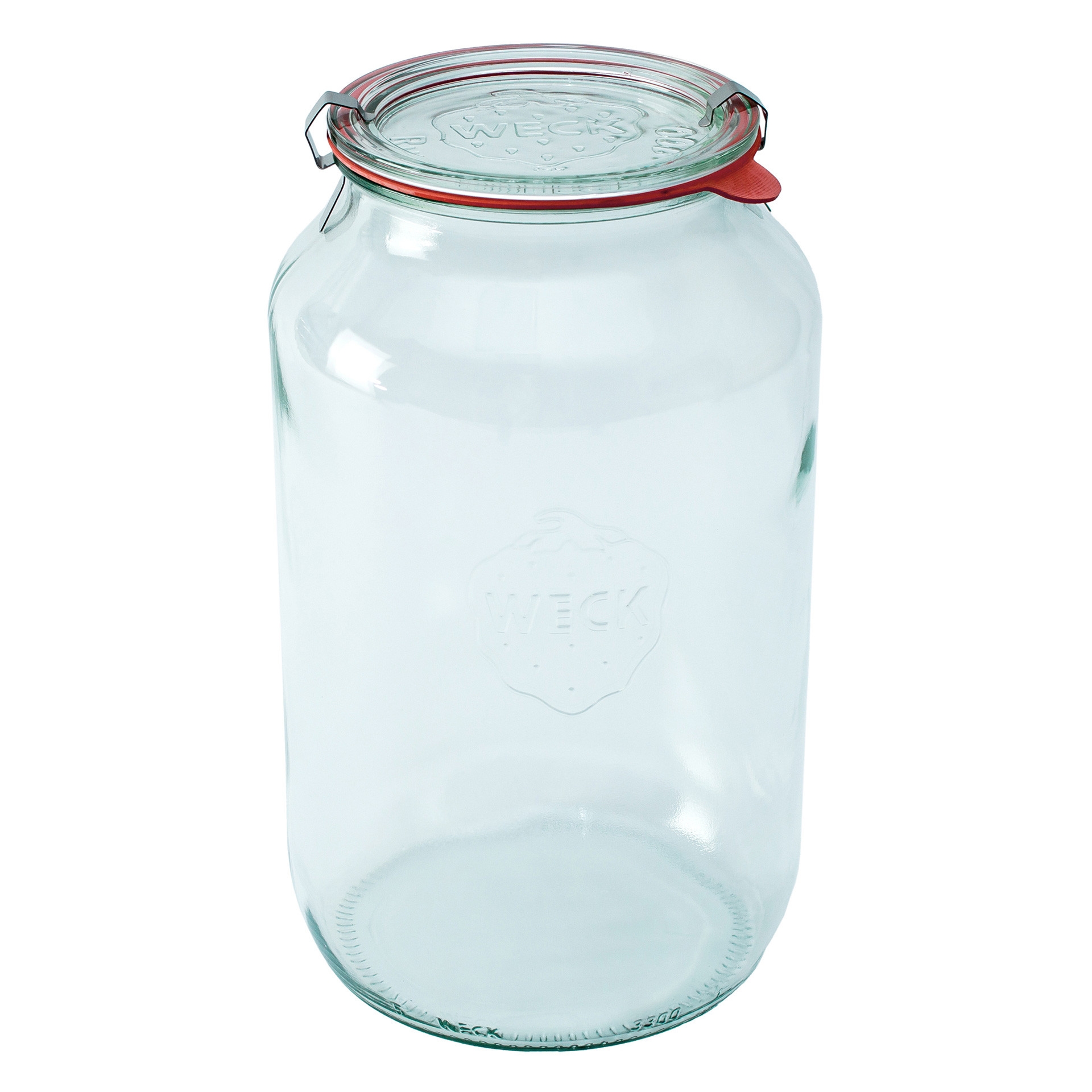 Słoik cylindryczny ZYLINDER z pokrywką, uszczelką i 2 zapinkami 3000 ml op. 4 szt / WECK