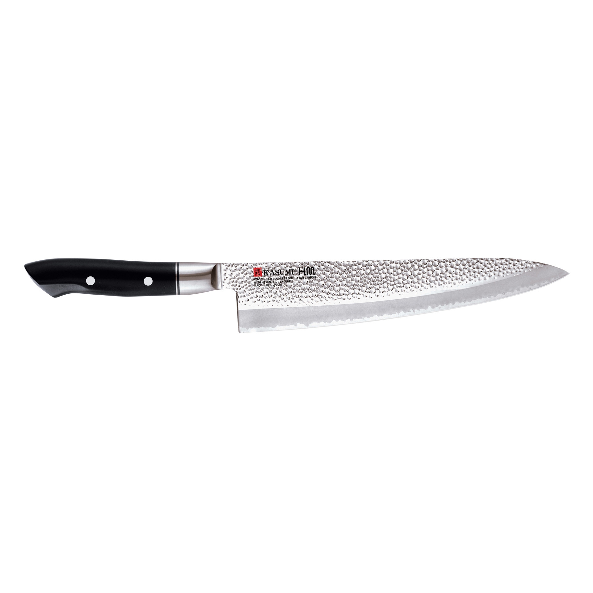 VG-10 HM Nóż japoński szefa kuchni kuty dł. 24 cm młotkowany / KASUMI