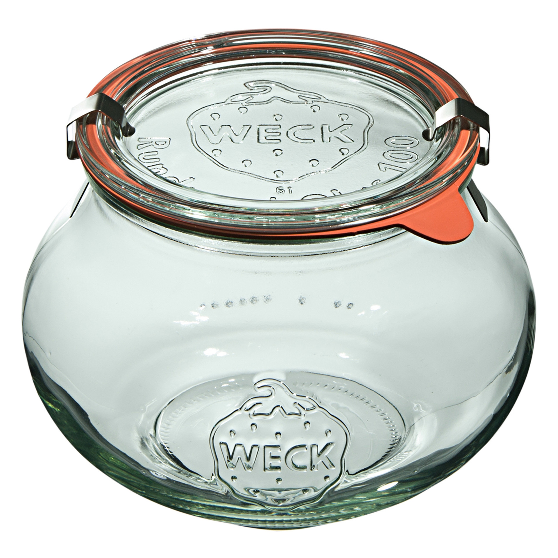 Słoik SCHMUCK z pokrywką, uszczelką i 2 zapinkami 1062 ml op. 4 szt. / WECK