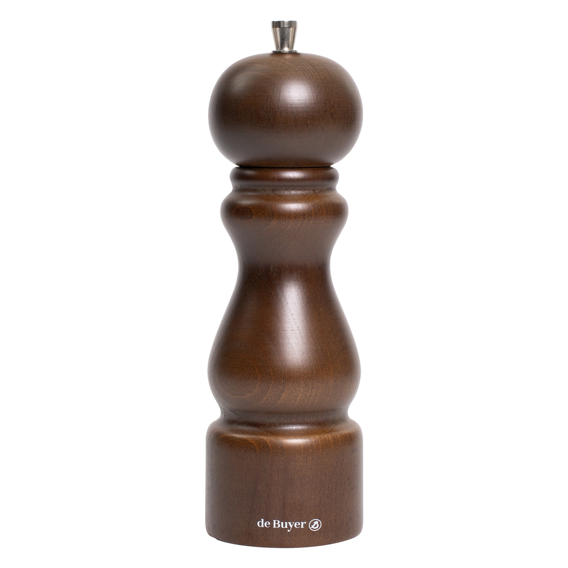 RUMBA Młynek do soli 20 cm ciemny brąz / DE BUYER