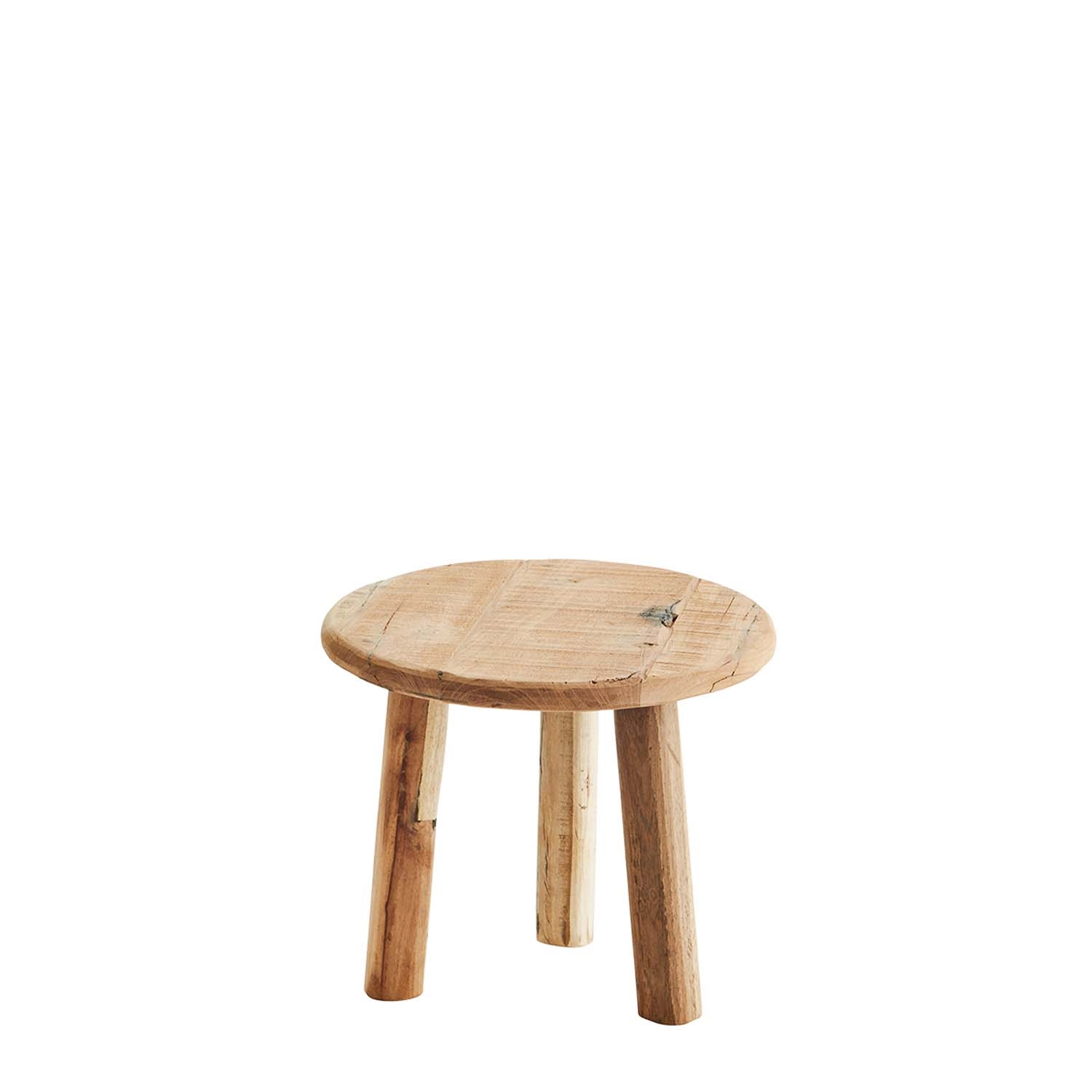 Stołek drewniany Madam Stoltz, 30 cm