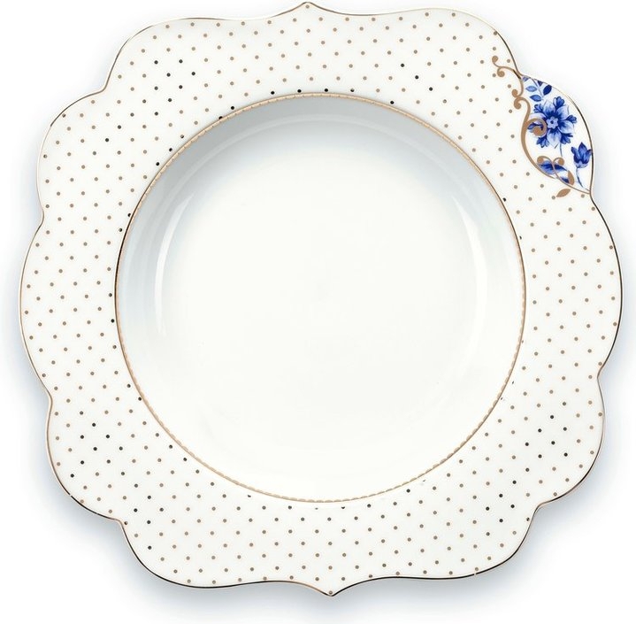 Talerz obiadowy Royal White PiP Studio, 28 cm