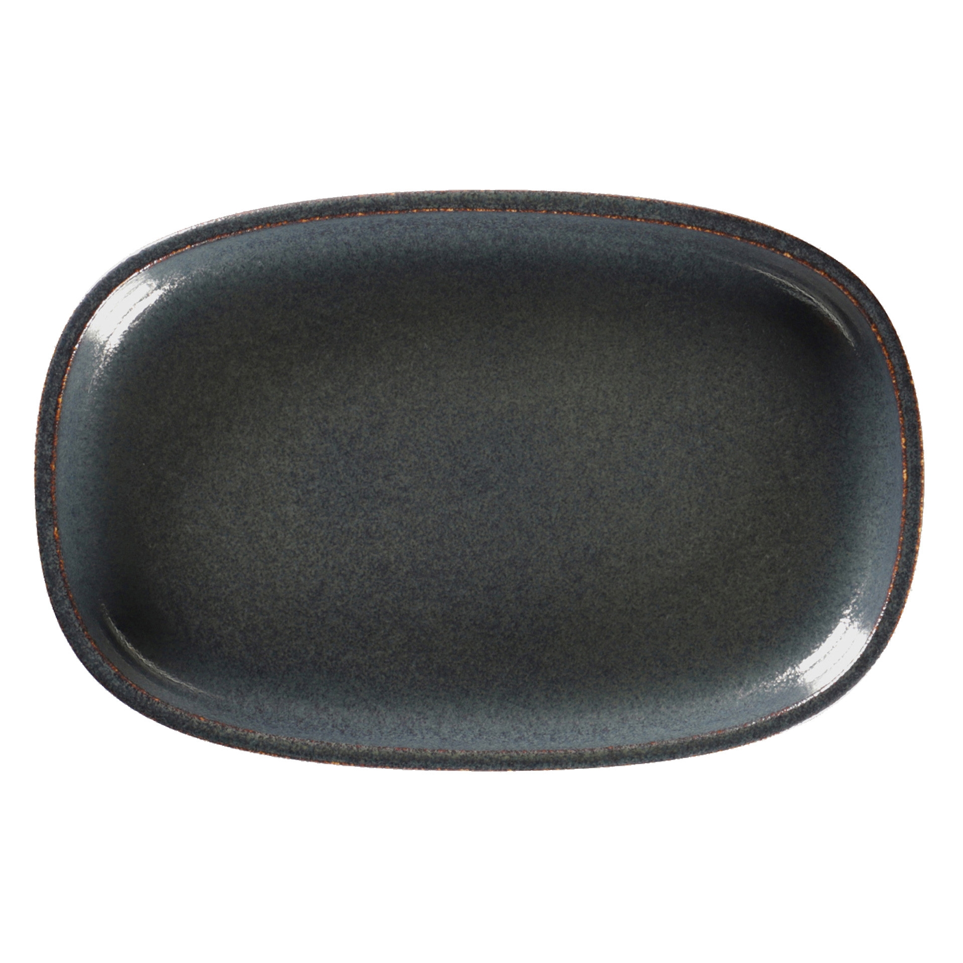 EASE RAKSTONE Półmisek 23x15 cm wulkaniczny / RAK PORCELAIN