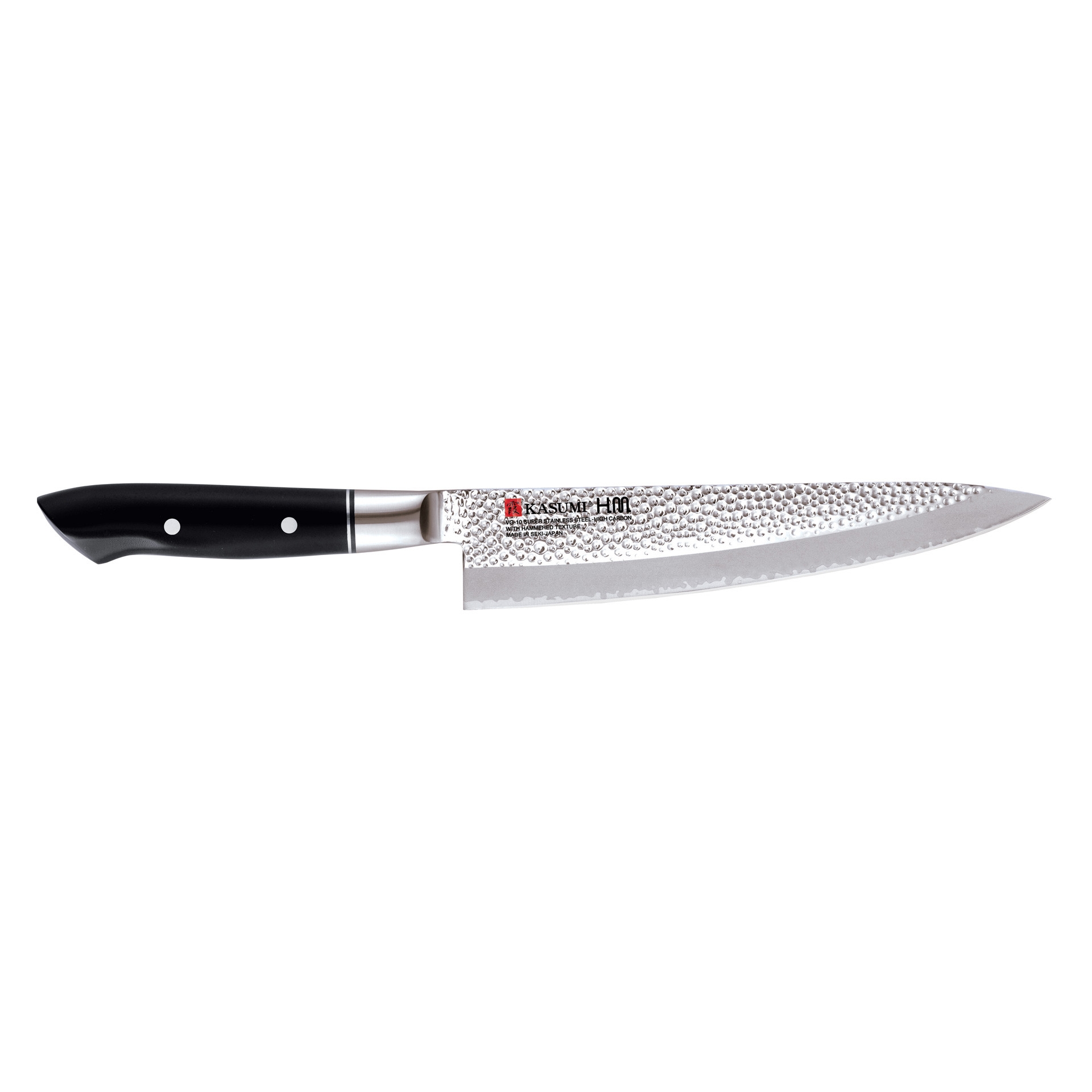 VG-10 HM Nóż japoński szefa kuchni kuty dł. 20 cm  młotkowany / KASUMI