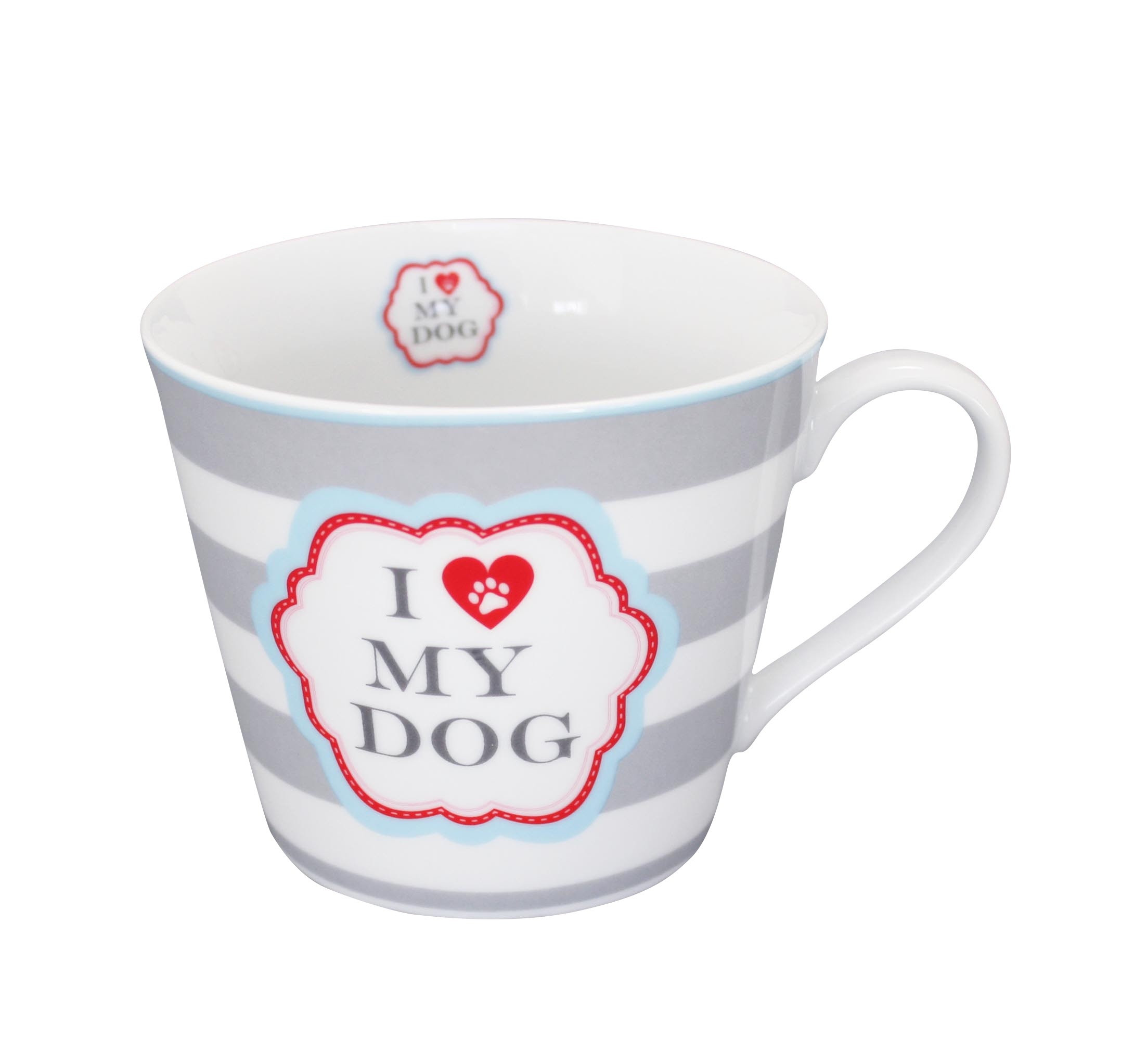 Kubek I Love My Dog Krasilnikoff, 350 ml
