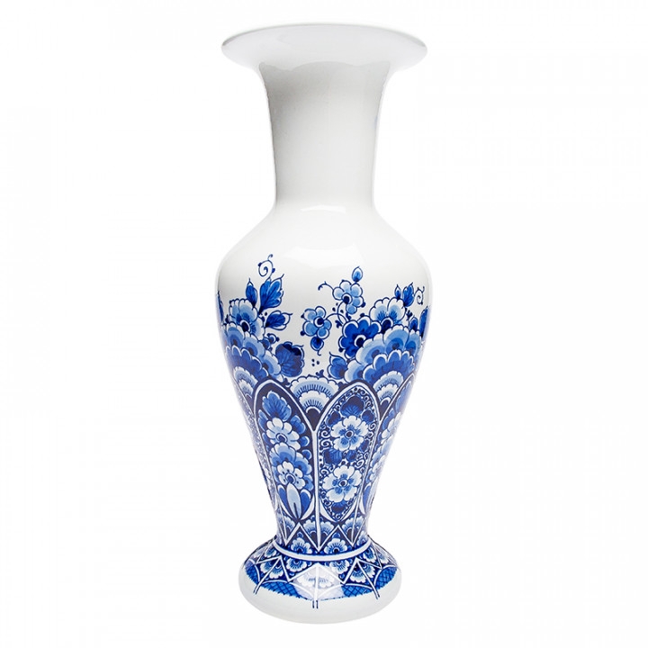 Wazon Foral Blau Heinen Delfts Blauw, 37.5 cm