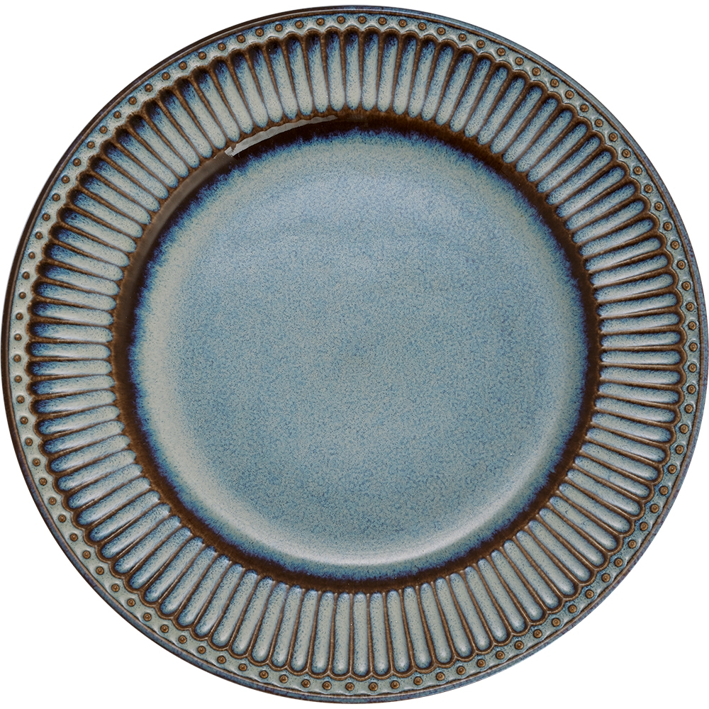 Talerz obiadowy Alice Oyster Blue Green Gate, 26.5 cm