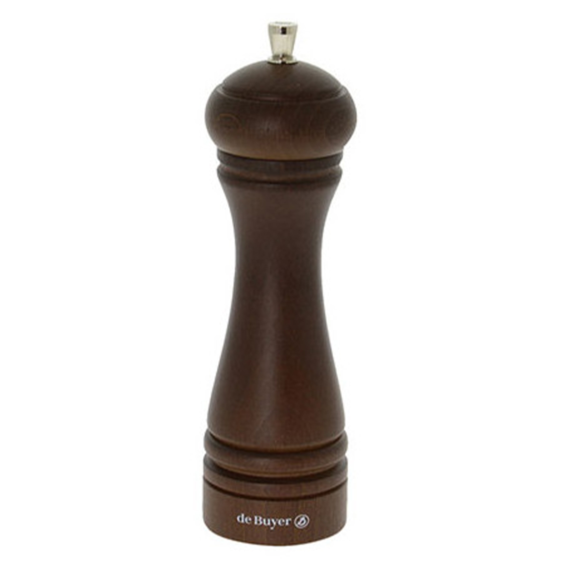 JAVA Młynek do pieprzu 18 cm ciemny brąz / DE BUYER