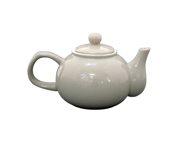 Dzbanek do herbaty jasnoszary Krasilnikoff, 1000 ml