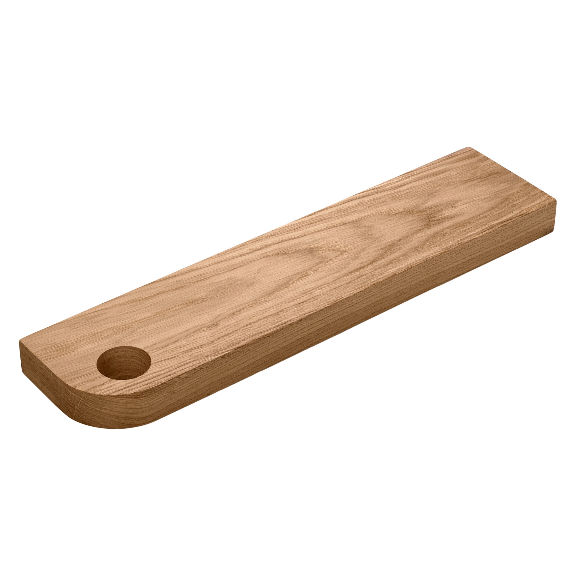 SIMPLE Deska dębowa z otworem 40x10x2,5 cm / VERLO