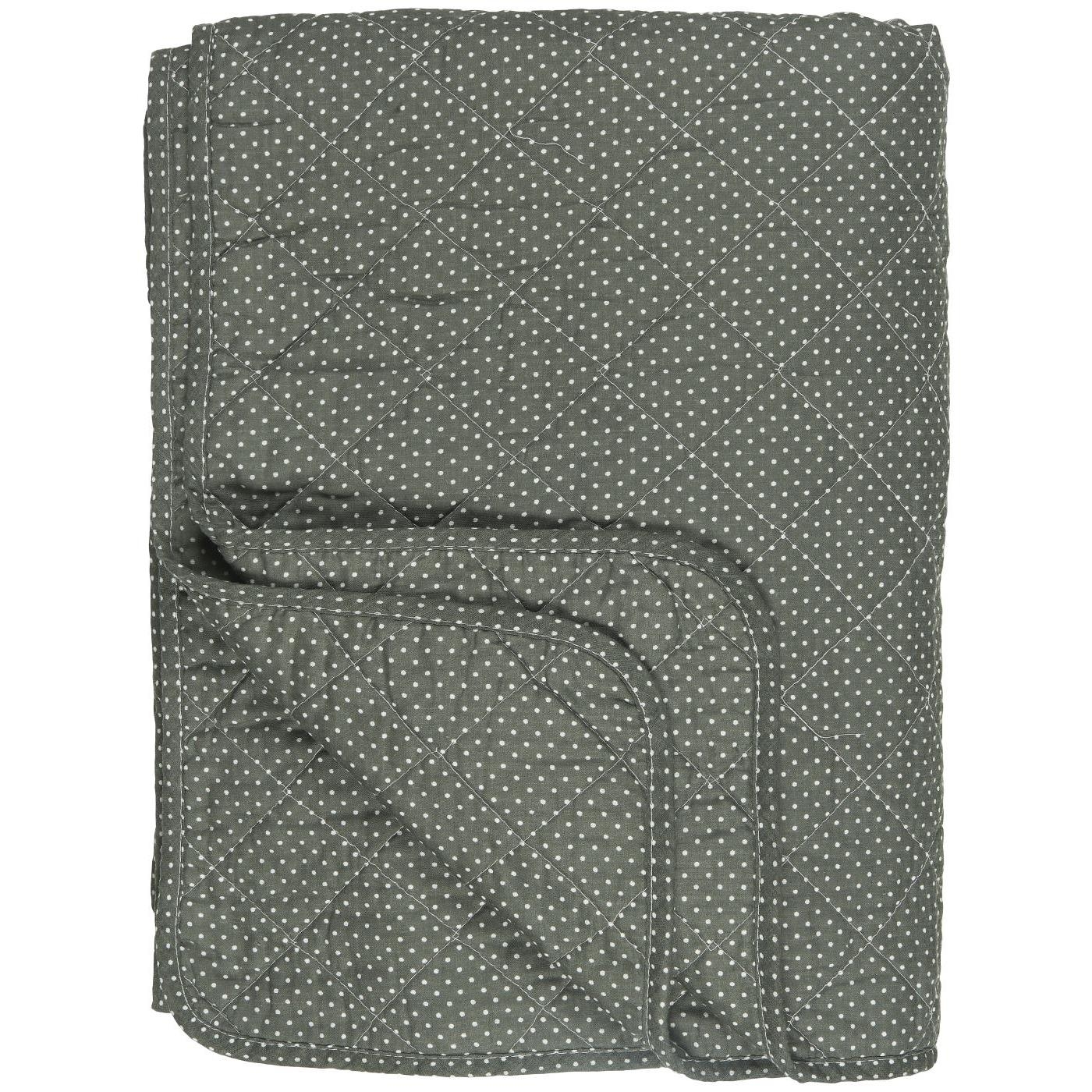 Narzuta olive w/dots Ib Laursen, 180 cm