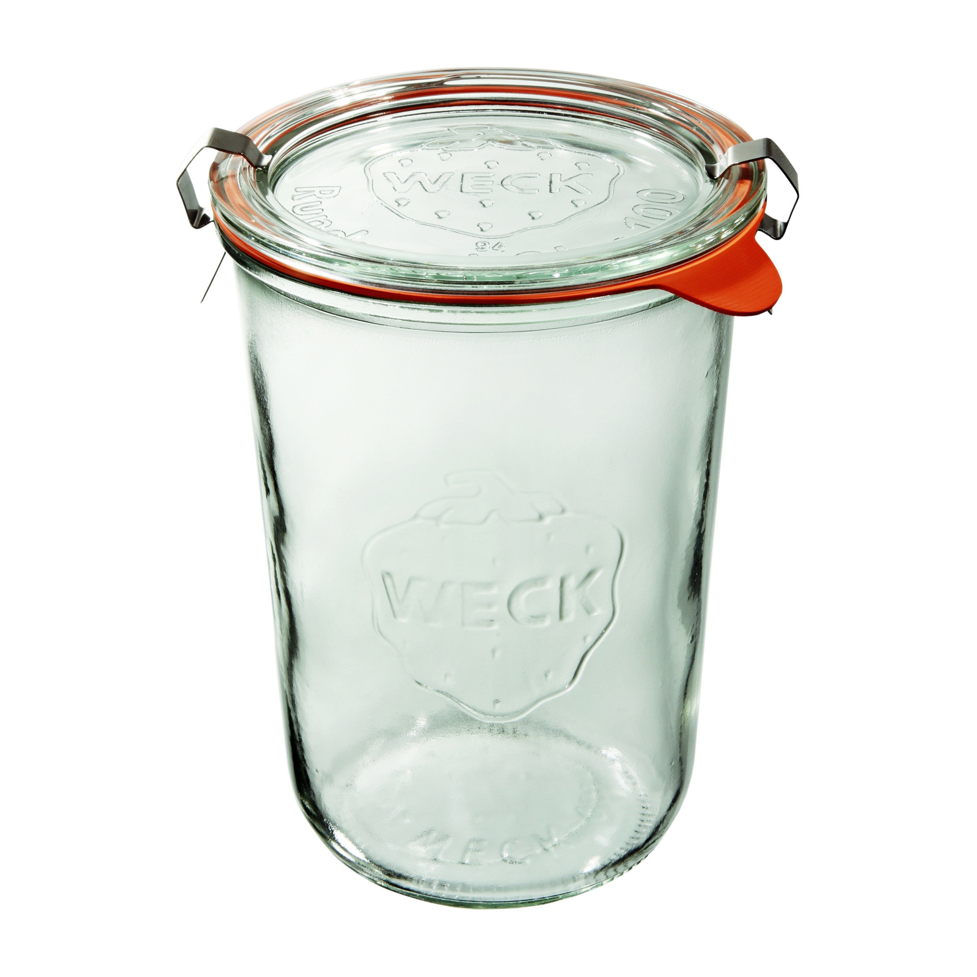 Słoik MOLD z pokrywką, uszczelką i 2 zapinkami 850 ml op. 6 szt. / WECK