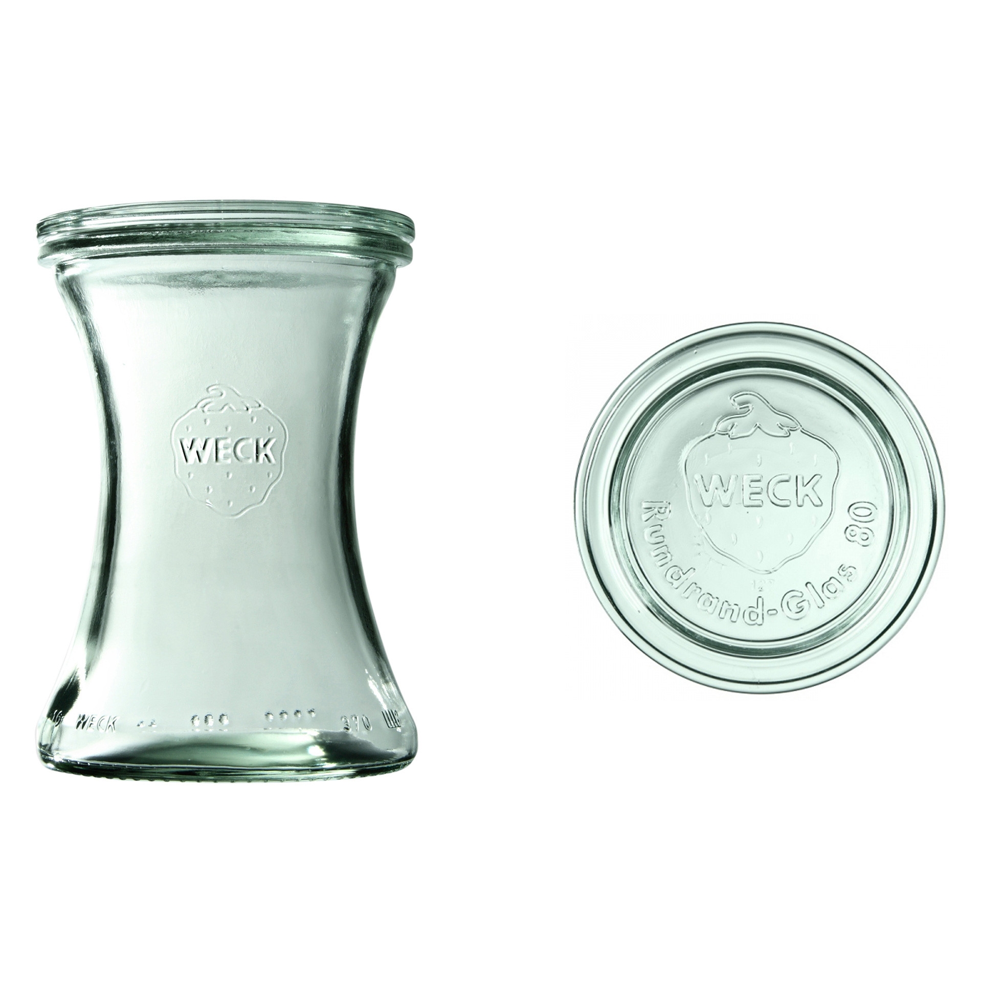 Słoik DELI z pokrywką 370 ml op. 6 szt. / WECK