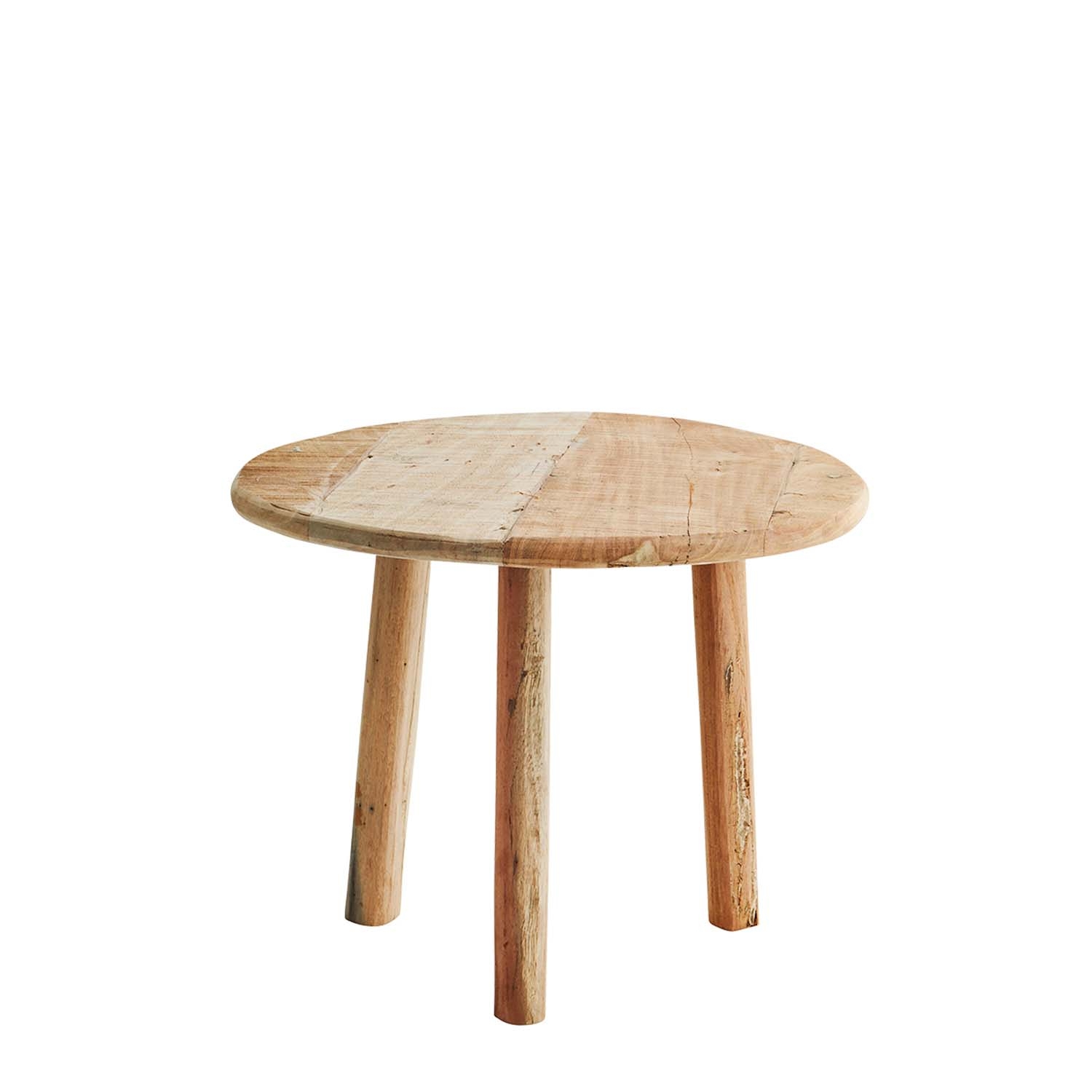 Stołek drewniany Madam Stoltz, 45 cm