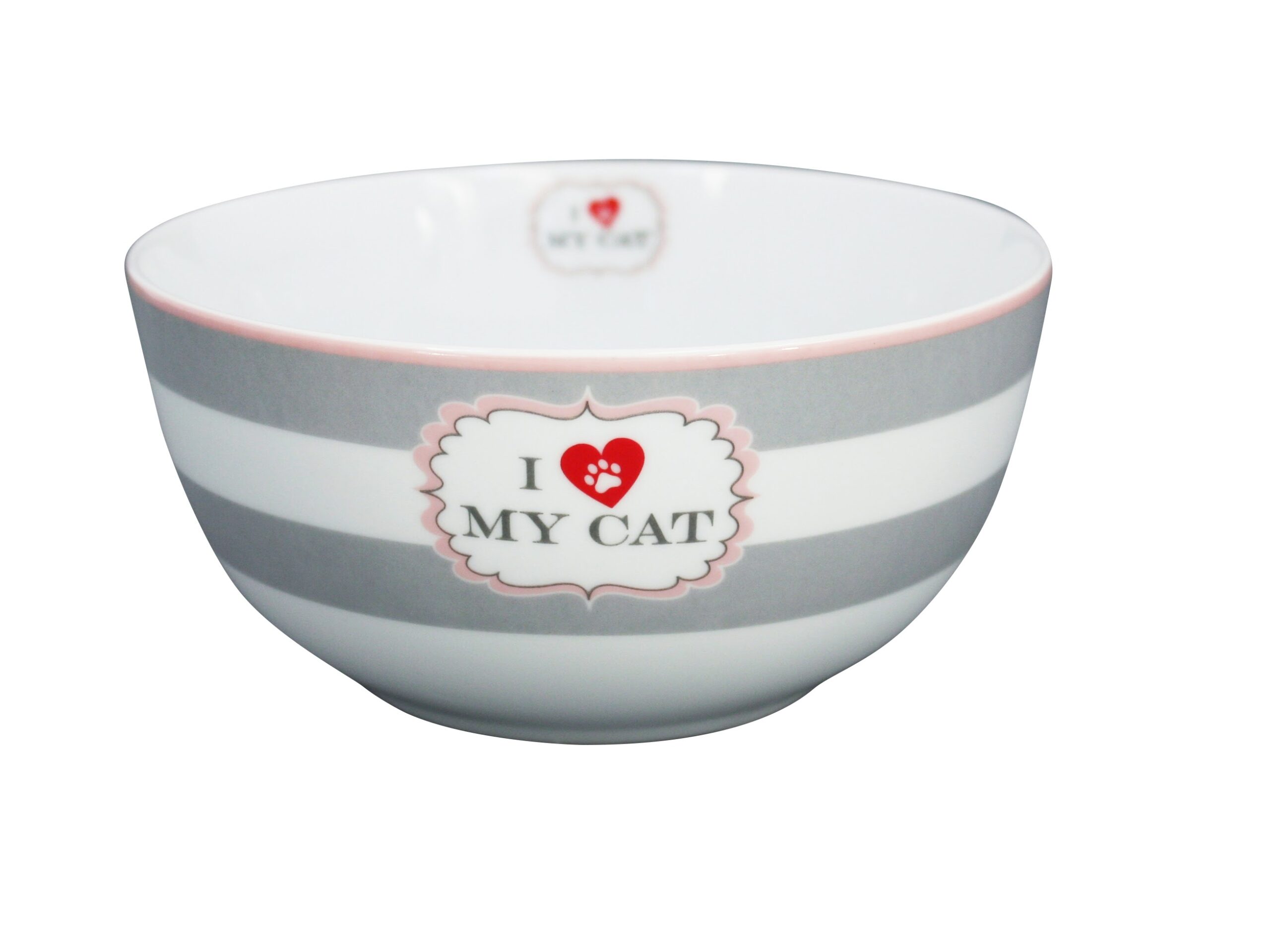 Miseczka I Love My Cat Krasilnikoff, 500 ml