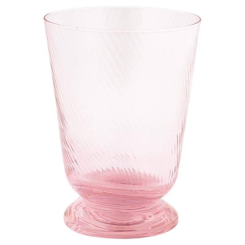 Szklanka Pink w/cutting Green Gate