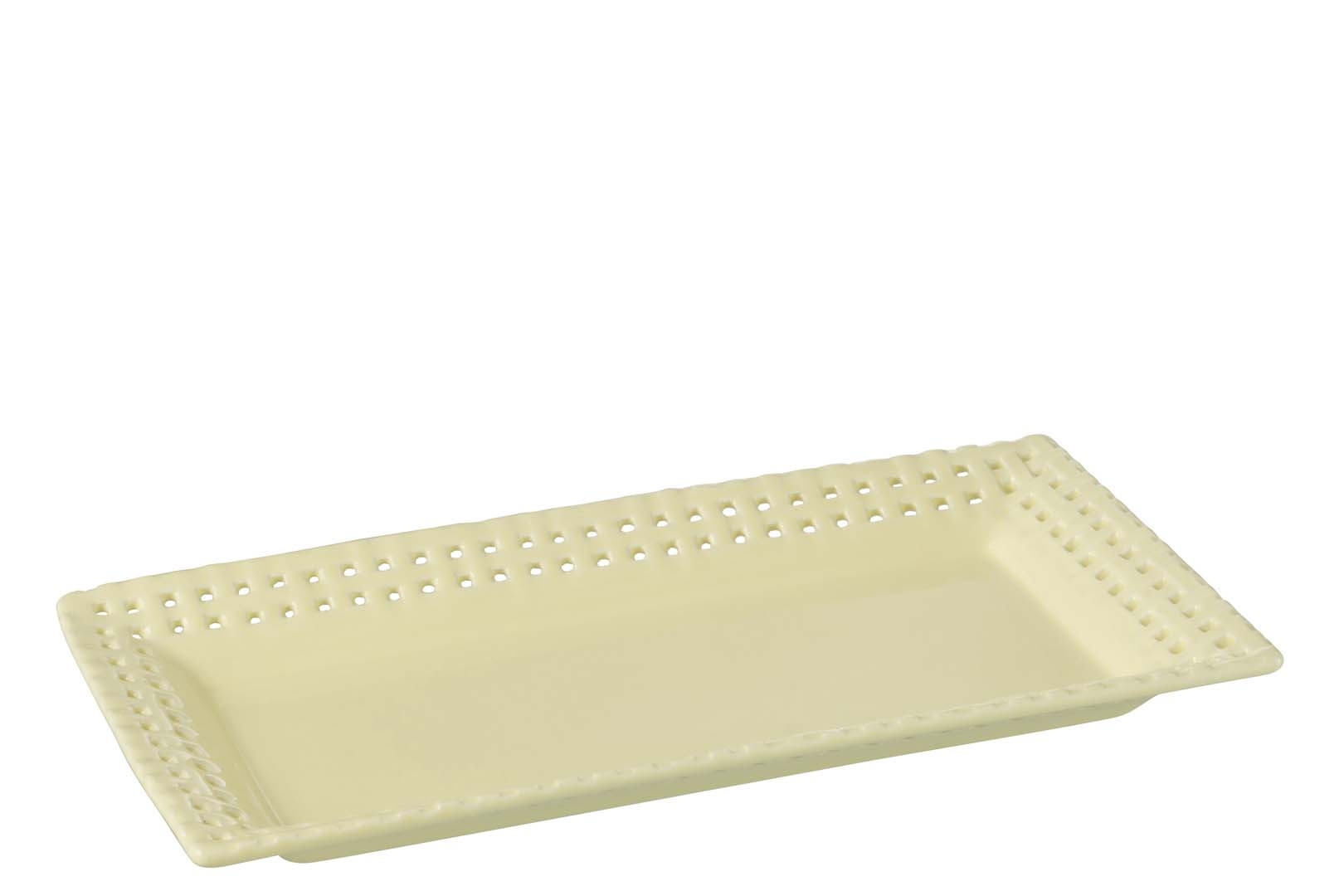 Patera Ceramic Yellow J-line, 32 cm