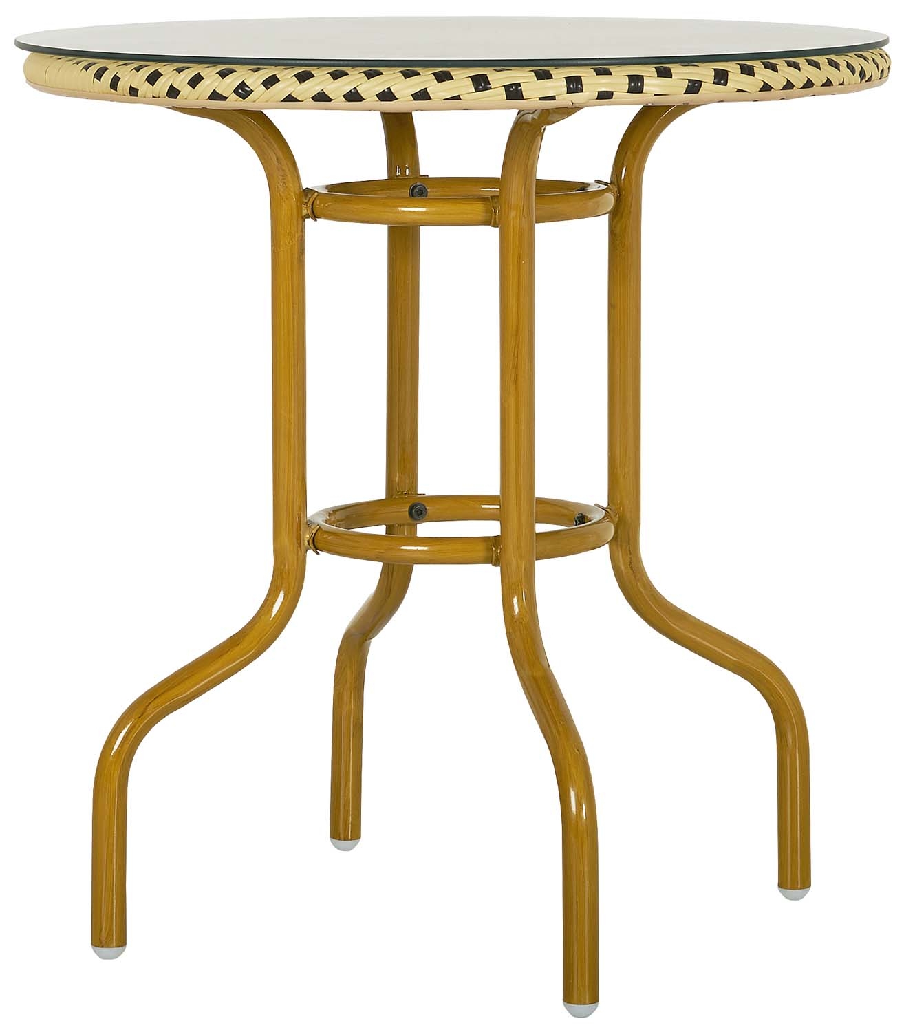 Stolik bistro cream/black Ib Laursen, 70 cm