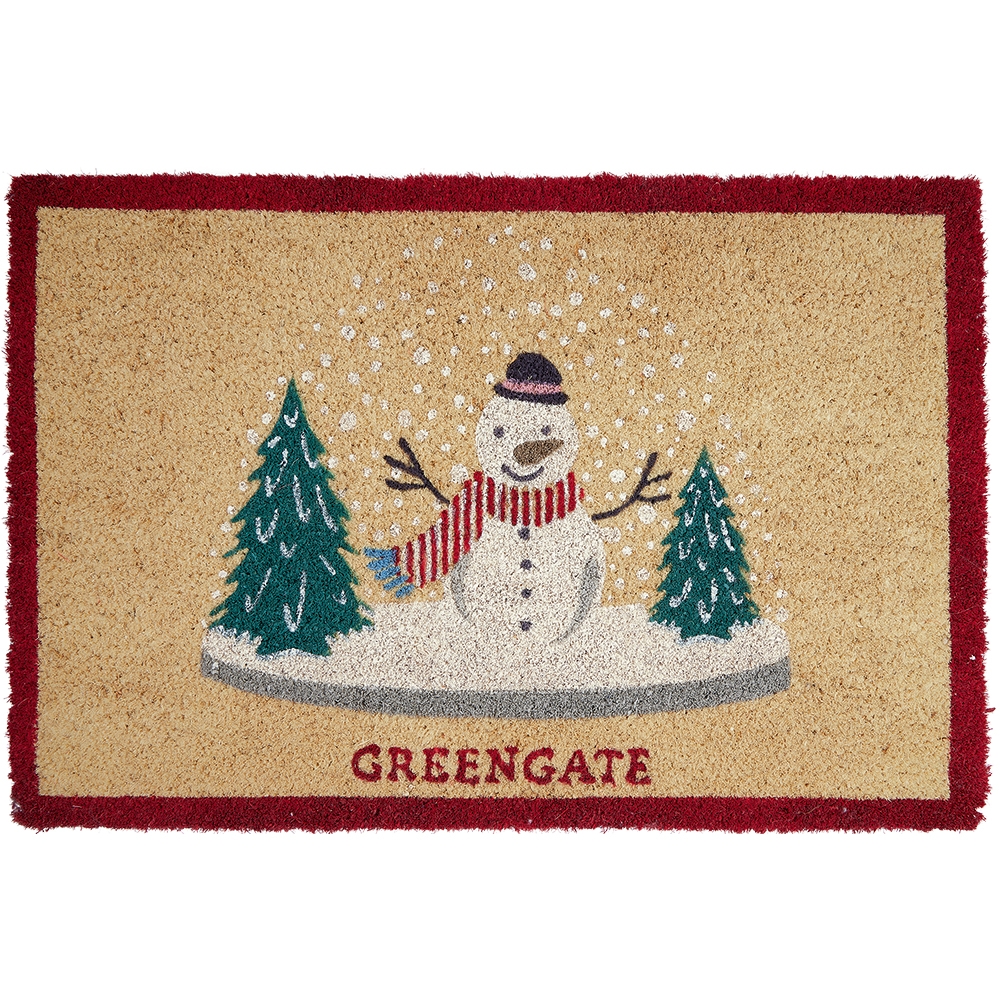 Wycieraczka pod drzwi Snowglobe White Green Gate