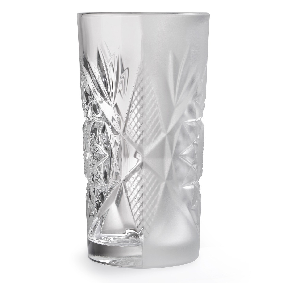 SIGNATURE 001 Szklanka Hobstar Half Sandblast Cooler 470 ml / ONIS / LIBBEY