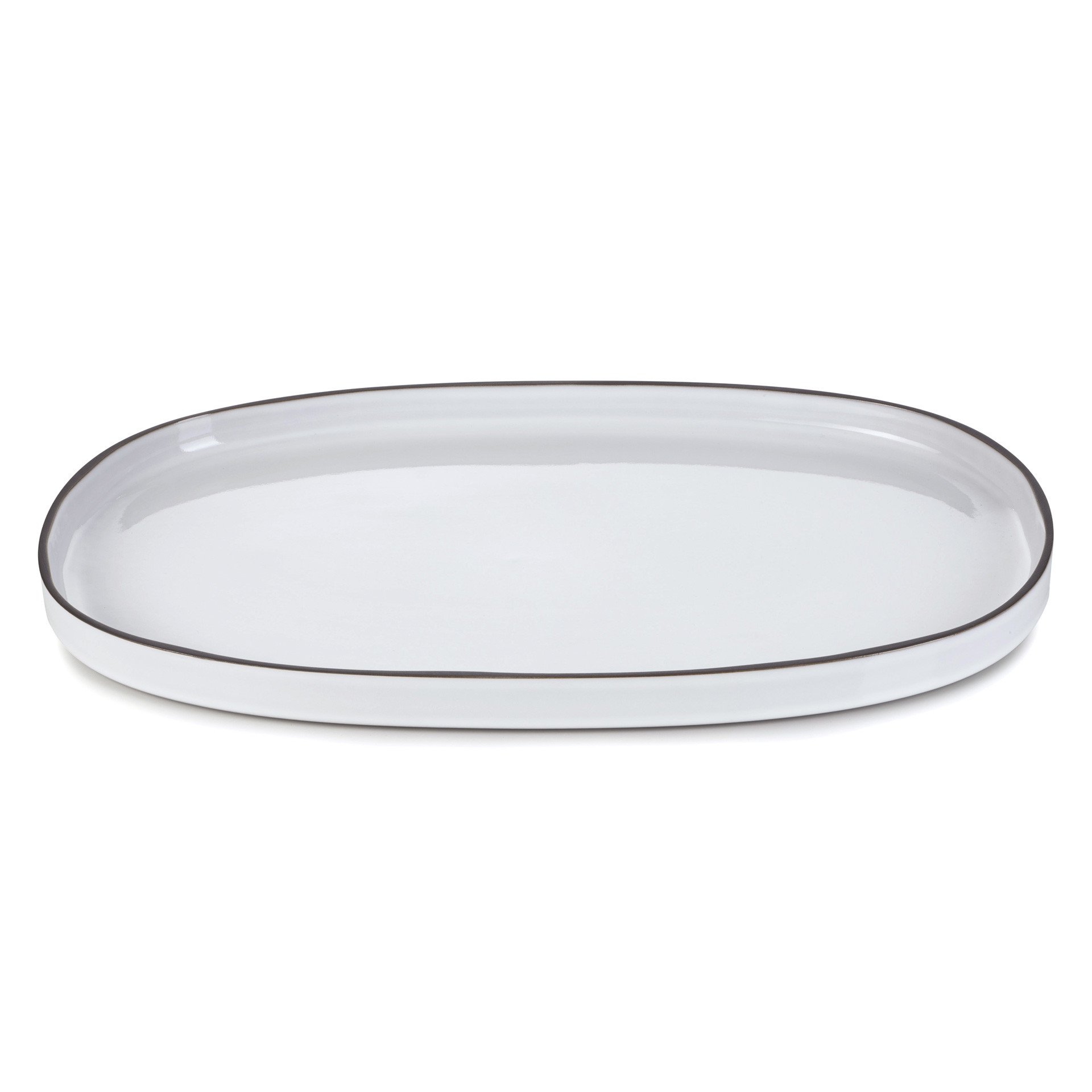 CARACTERE Półmisek 46 x 29 cm Biała Chmura / REVOL
