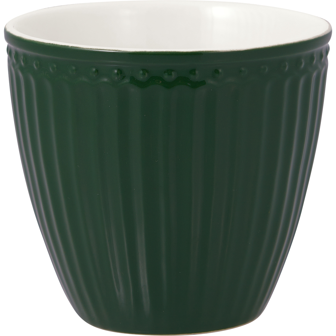 Kubek latte Alice Pinewood Green, Green Gate, 250 ml