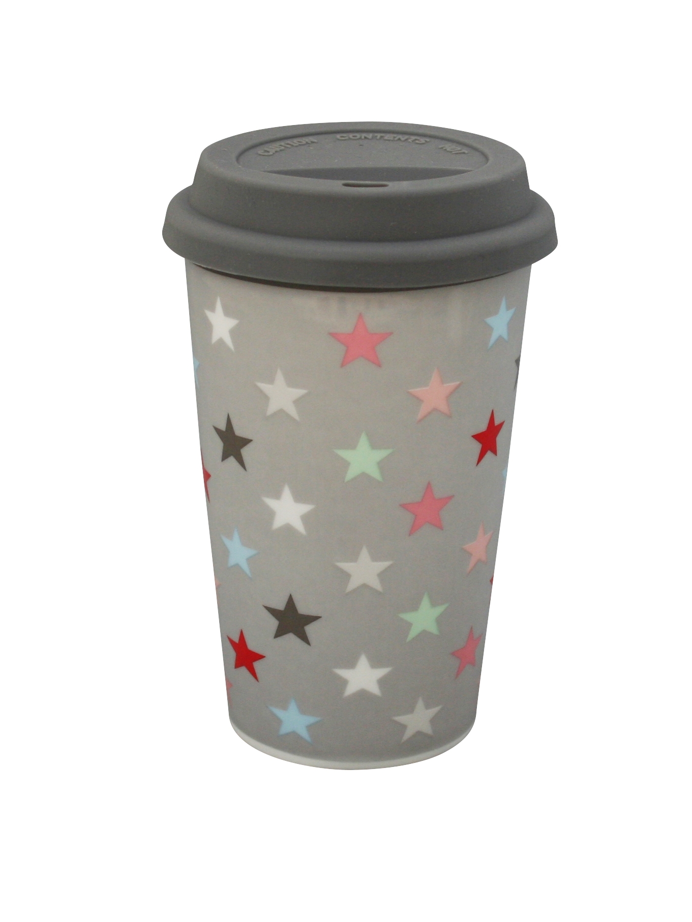 Kubek termiczny Gray Multikolor Krasilnikoff, 300 ml