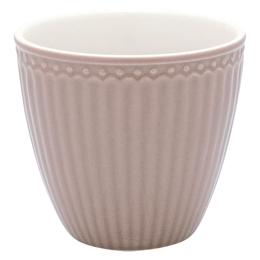 Kubek latte Alice Hazelnut Brown Green Gate, 250 ml