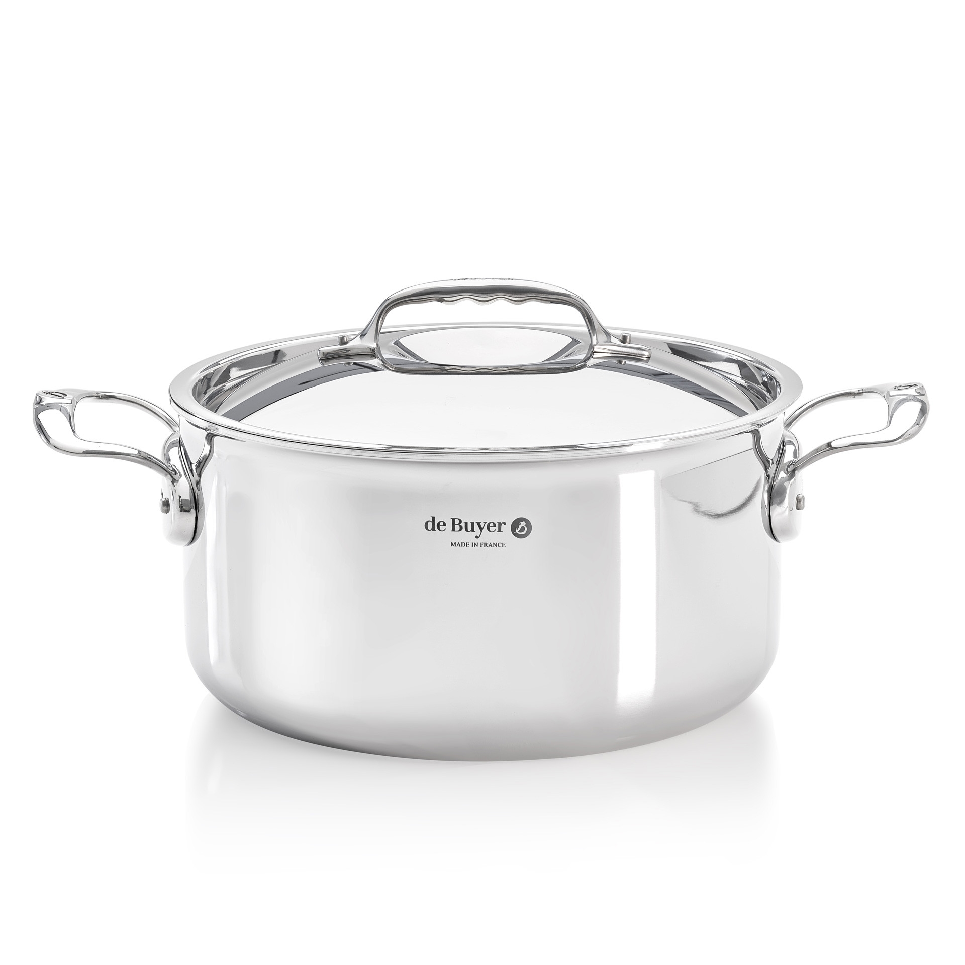 AFFINITY Garnek wysoki z pokrywą śr. 28 cm / DE BUYER