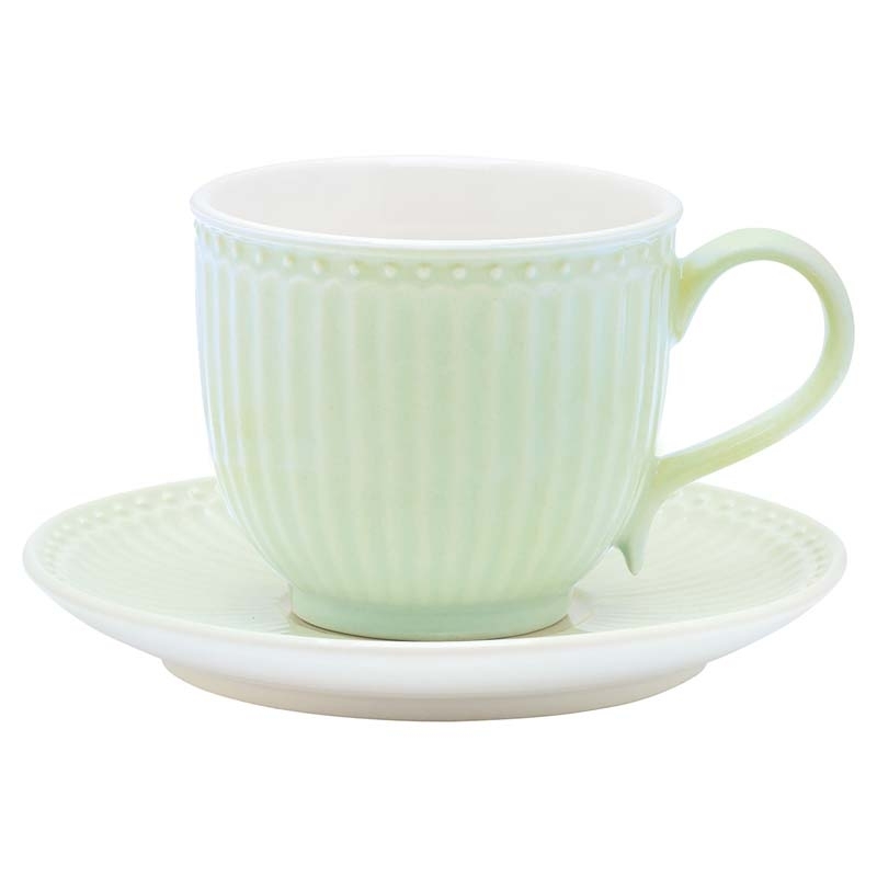 Filiżanka Alice Pale Green, Green Gate, 250 ml