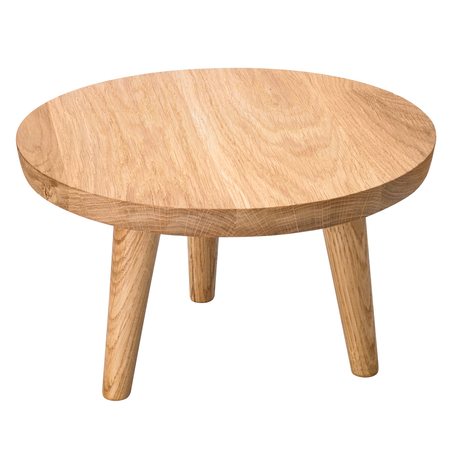 EGZOS Podstawa dębowa okrągła wysoka, śr. 28 cm / VERLO