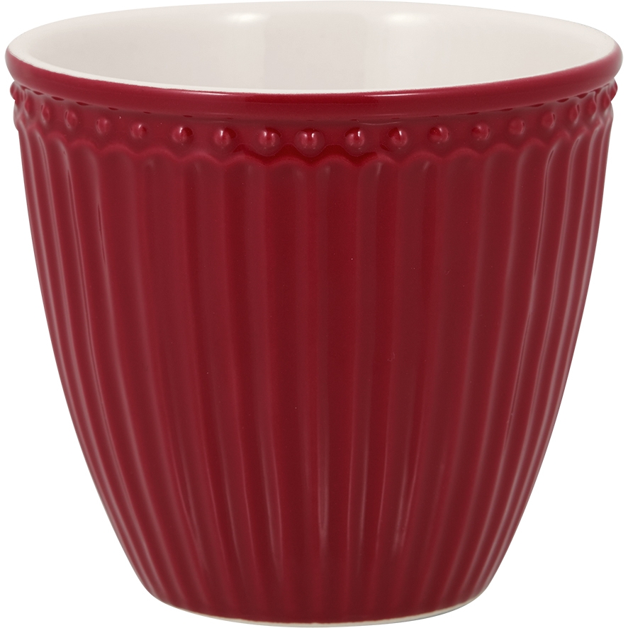 Kubek latte Alice Claret Red Green Gate, 250 ml