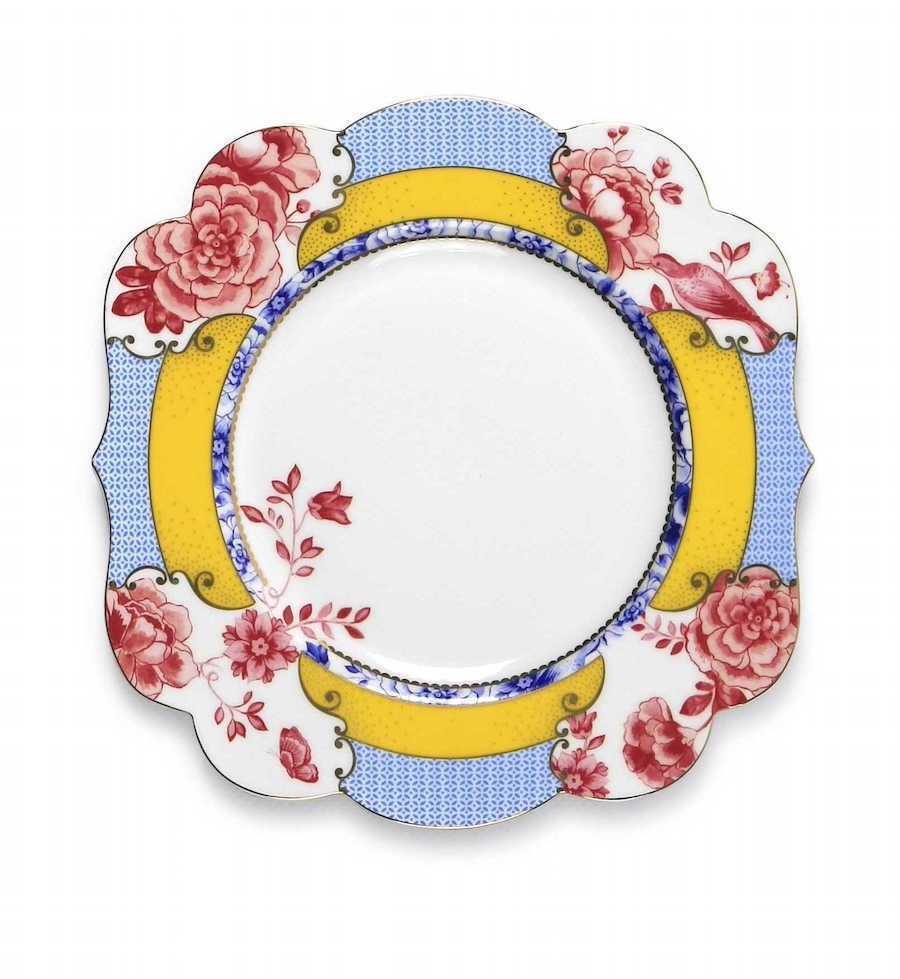 Talerz śniadaniowy i deserowy Royal Multi Yellow PiP Studio, 23.5 cm