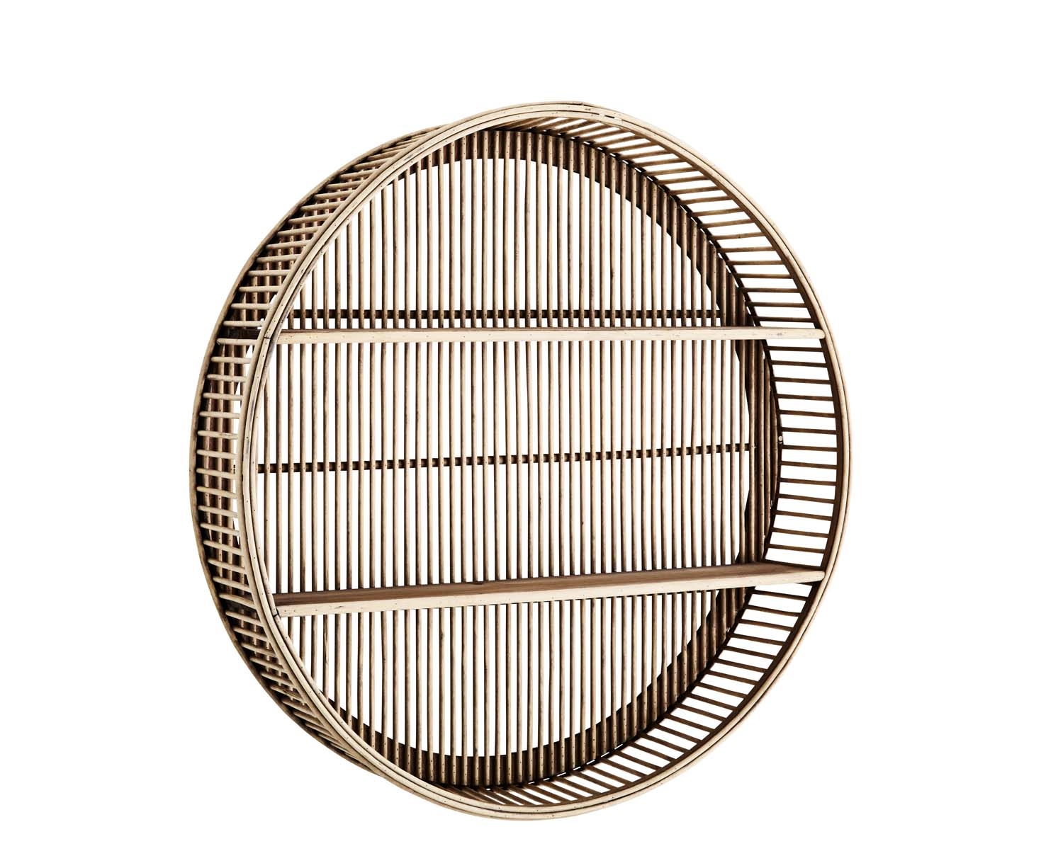 Półka round bamboo Madam Stoltz, 60 cm