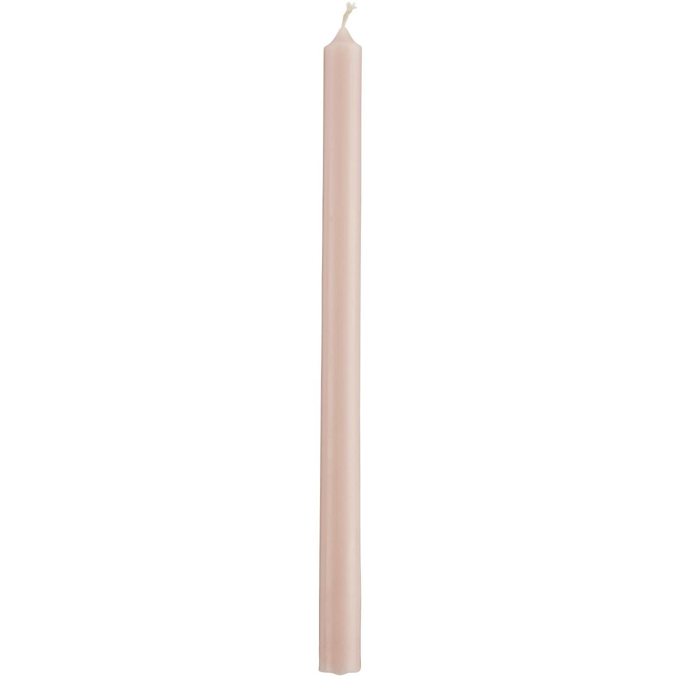 Świeczka dusty pink Laursen, 20 cm