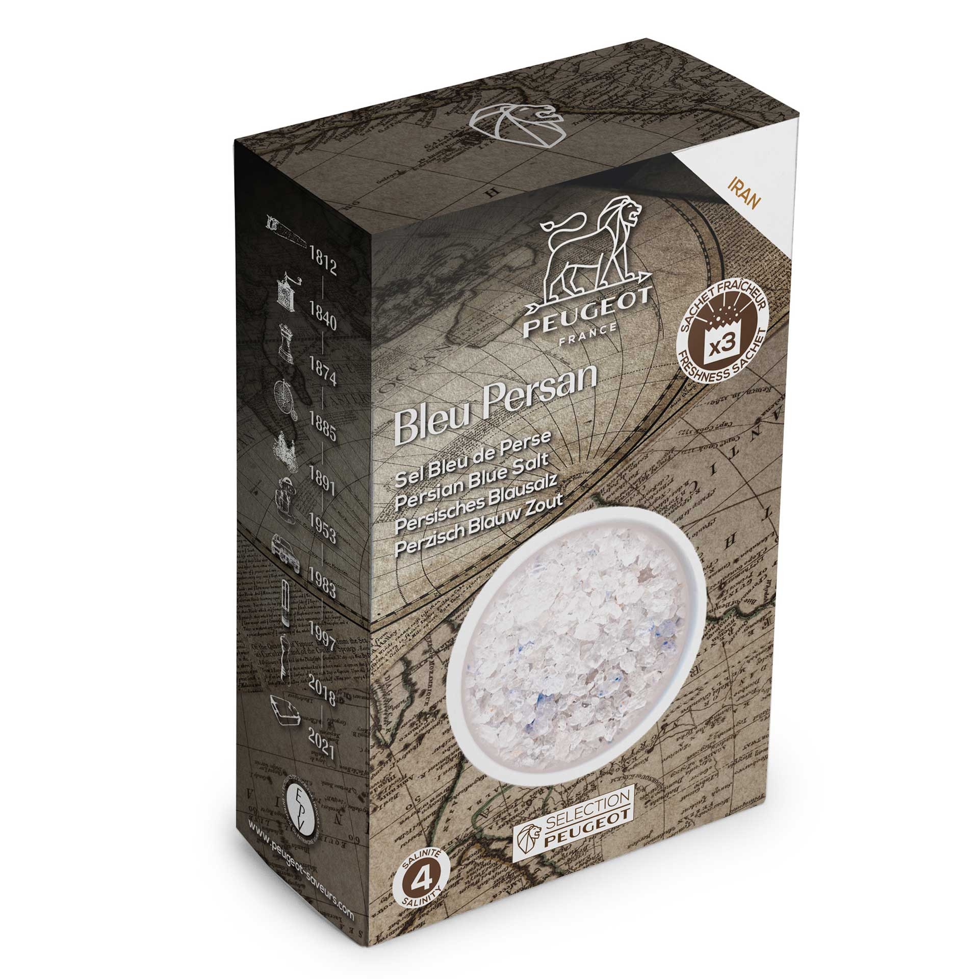 BLUE SALT Sól niebieska perska Iran 150 g / PEUGEOT