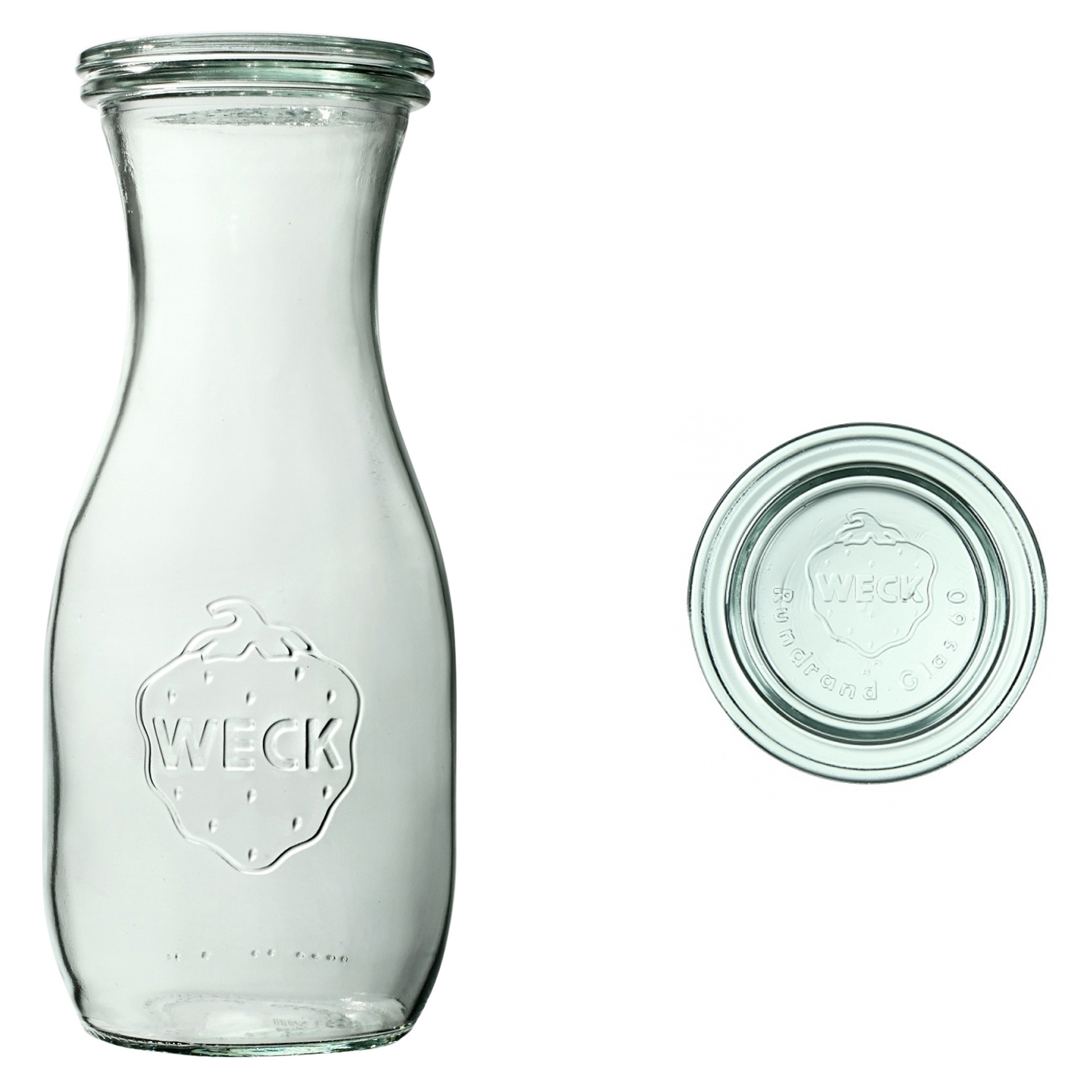 Butelka SAFTFLASCHE z pokrywką 530 ml op. 6 szt. / WECK